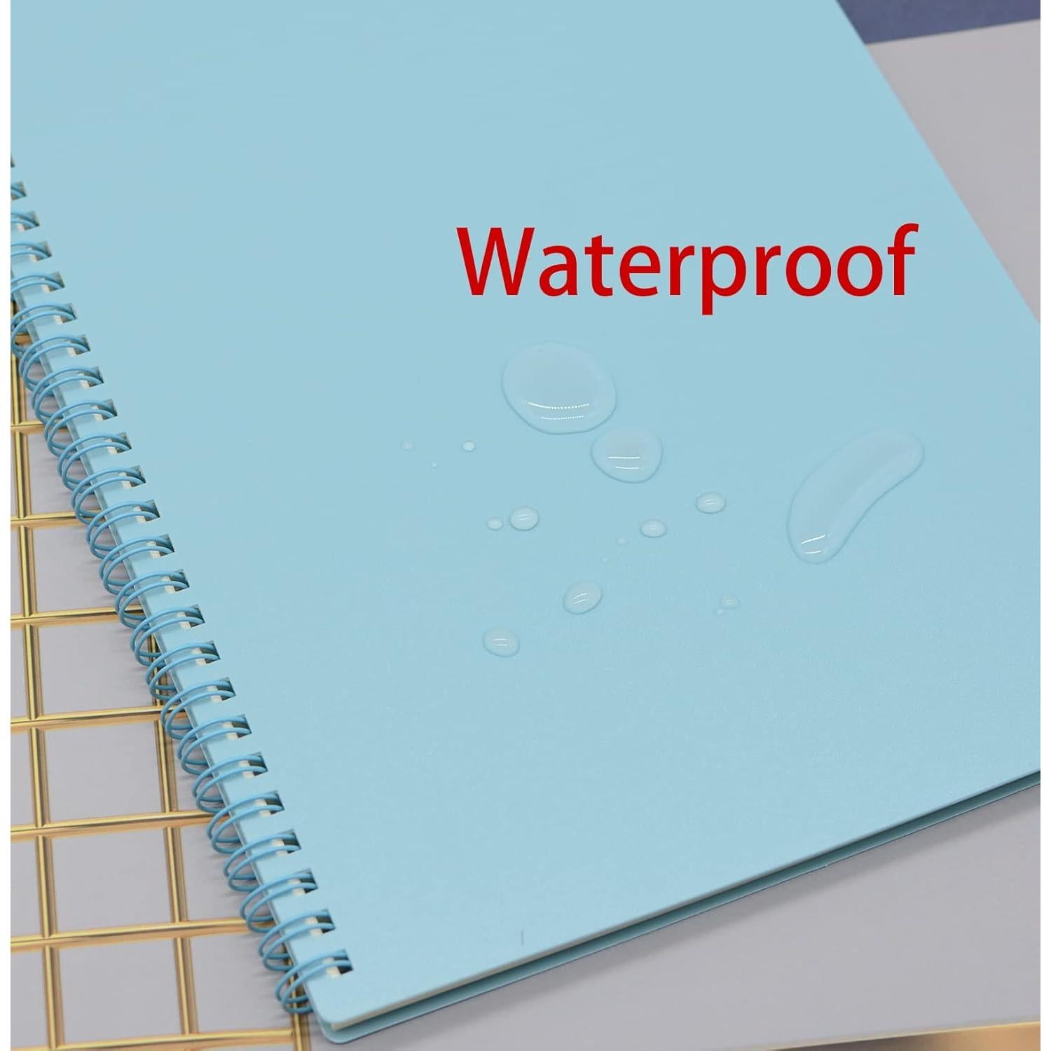 Cuaderno Espiral A5 Yansanido 4 Pcs Tapa Dura 80 Hojas