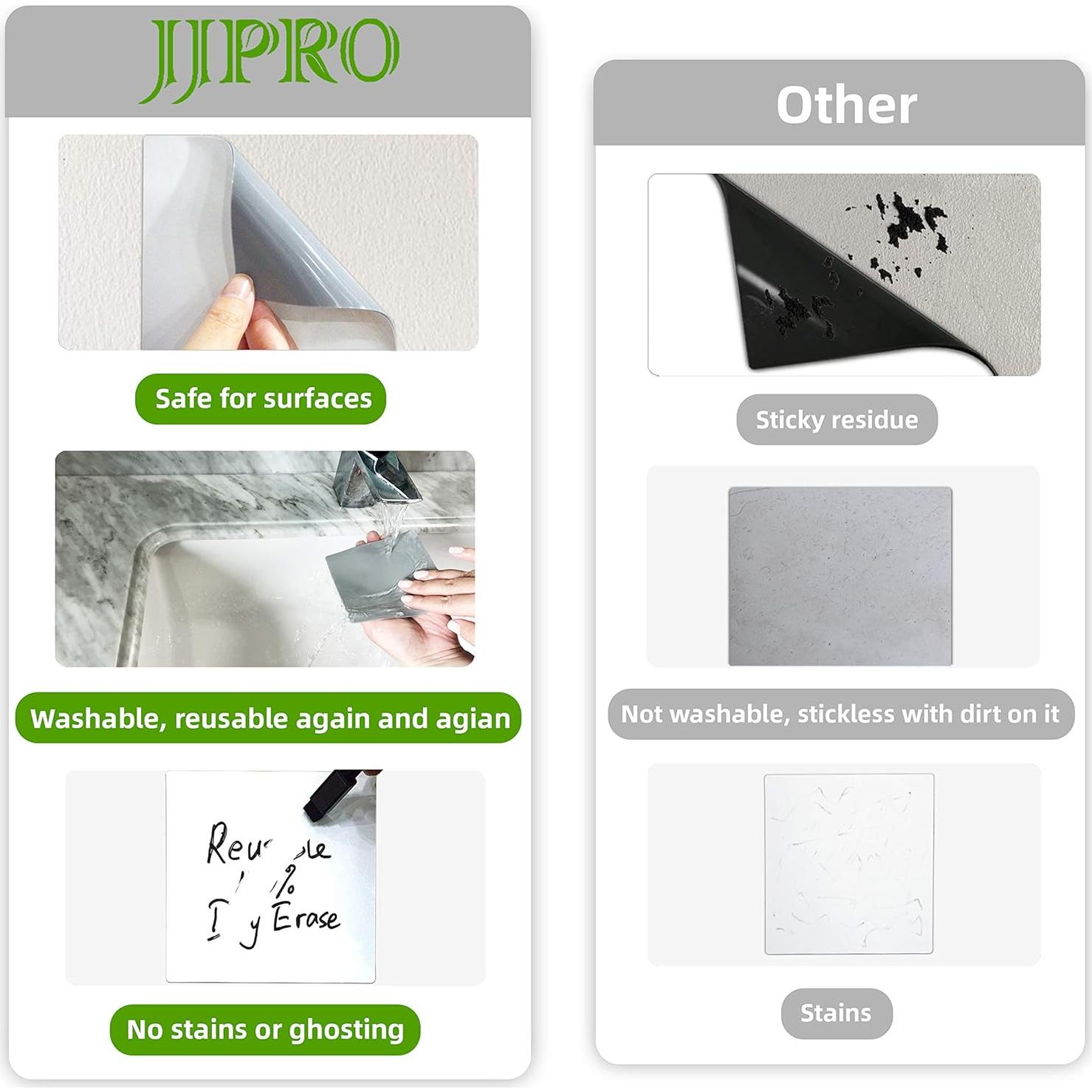 Notas Adhesivas Borrables JJPRO 7.62cm x 7.62cm 12 Pzas