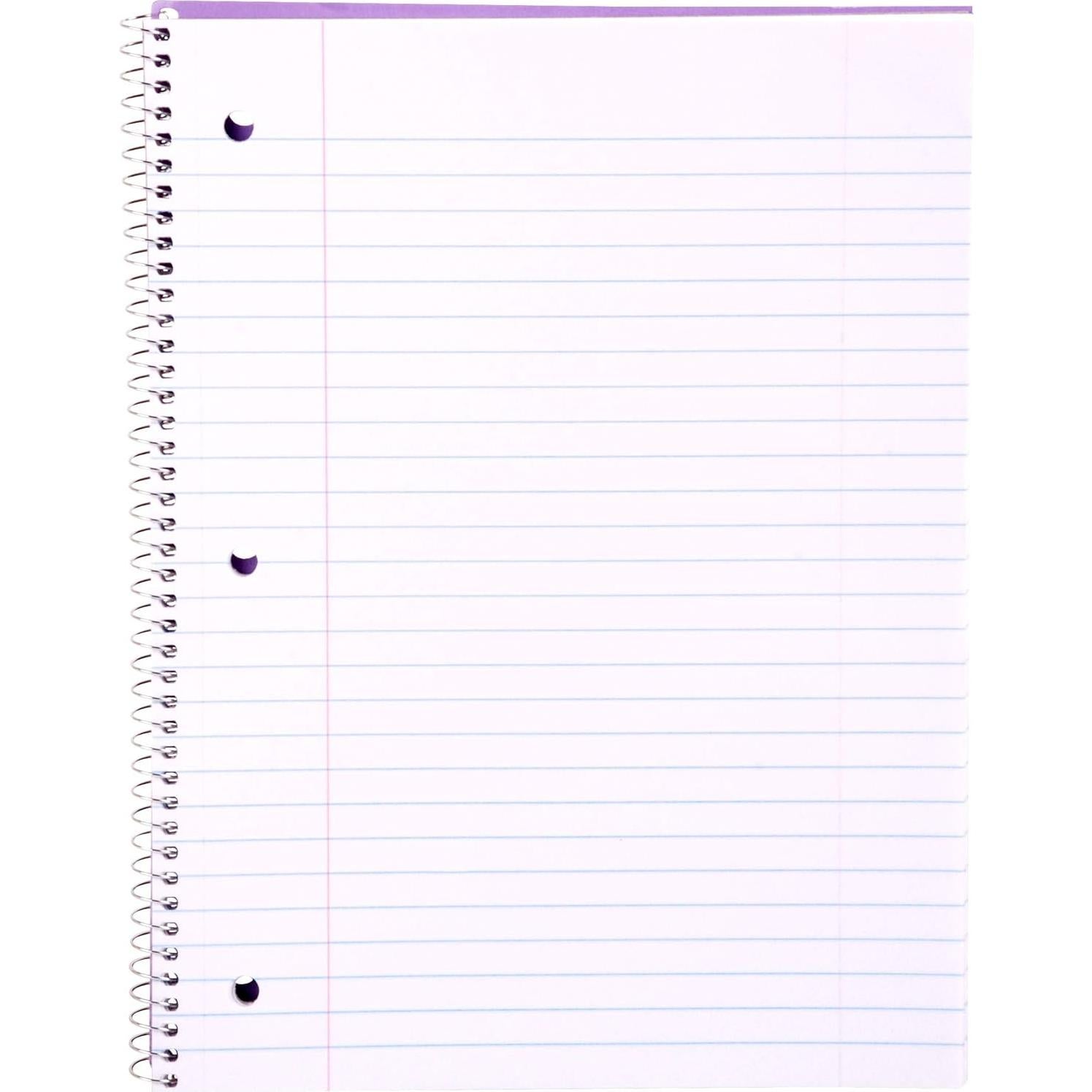 Cuadernos Espirales Mintra Office 6PK - 70 Hojas Rayado Ancho