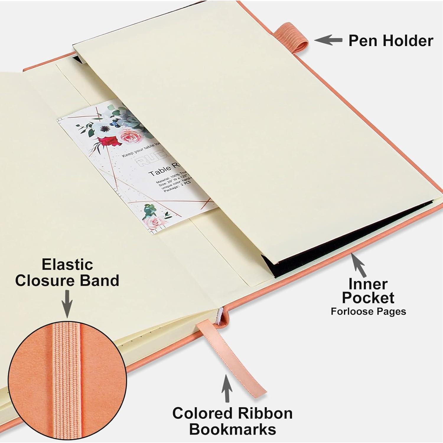 Cuaderno de Puntos A5 Daofary Cuero Marrón 160 Páginas 100gsm