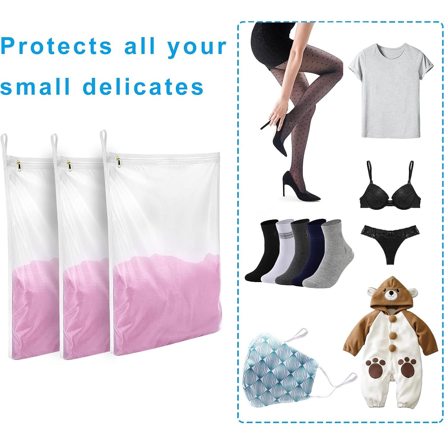 Bolsas de Lavandería Delicadas GOGOODA - 3 Pequeñas de Malla