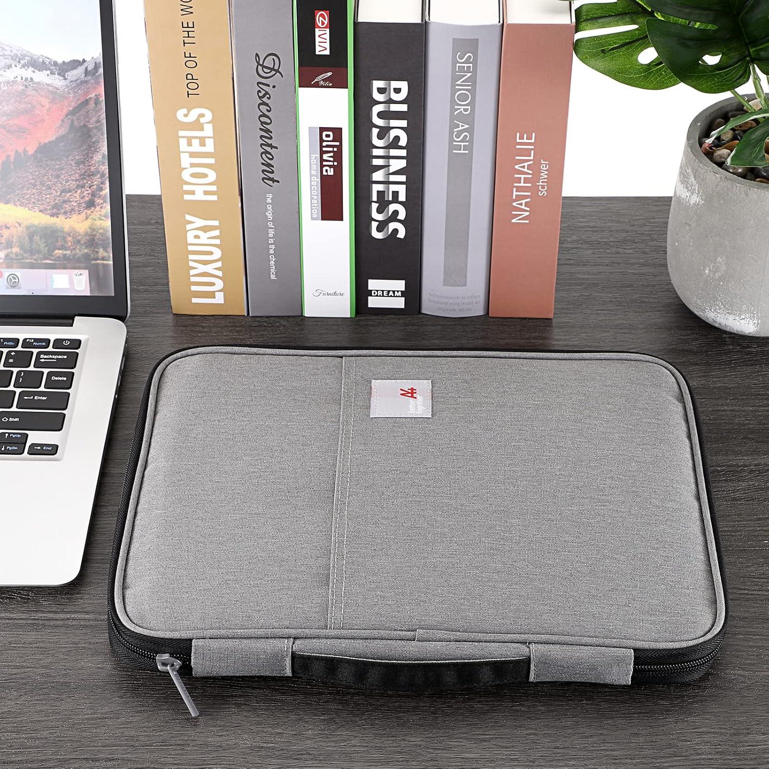 Organizador de Documentos A4 BTSKY Gris Oscuro Impermeable