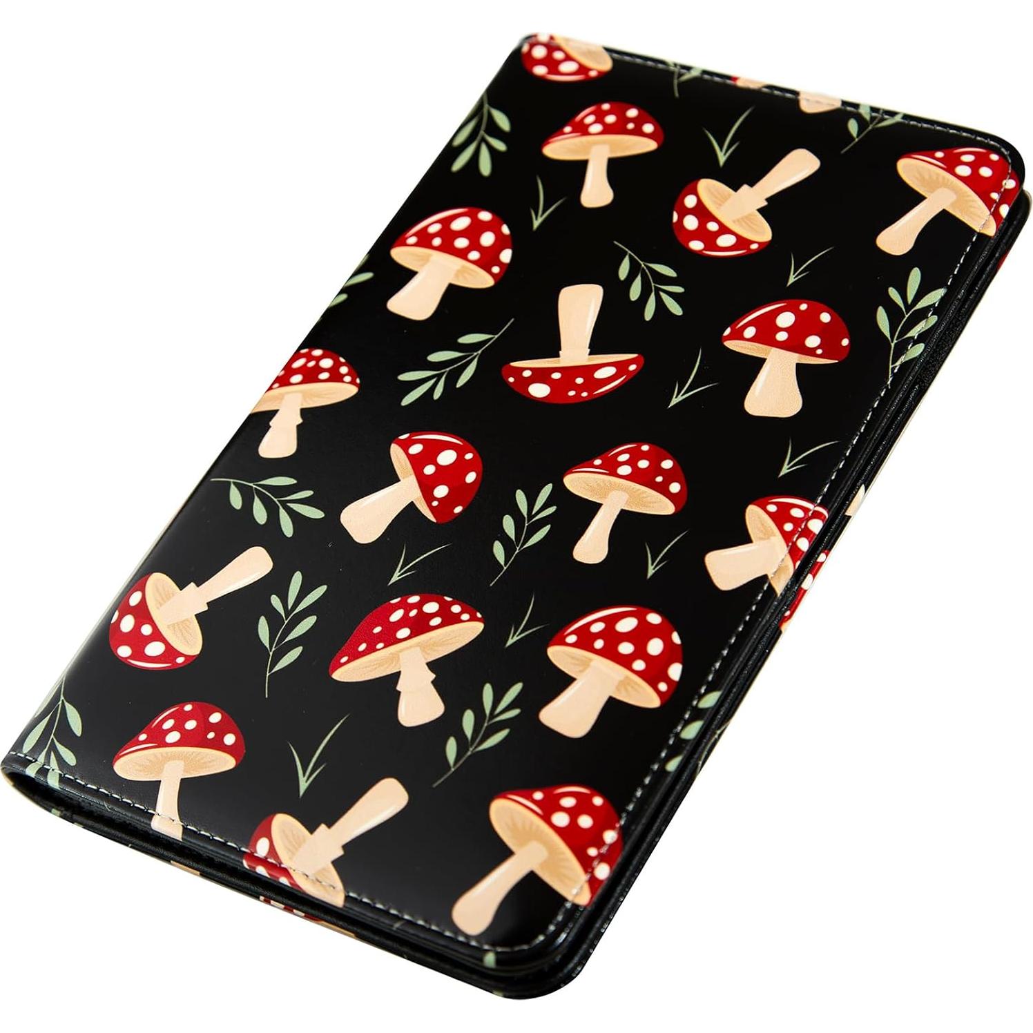 Libro de Servidor ANNAMISSI de Cuero Microfibra - 8x5" (Hongos)