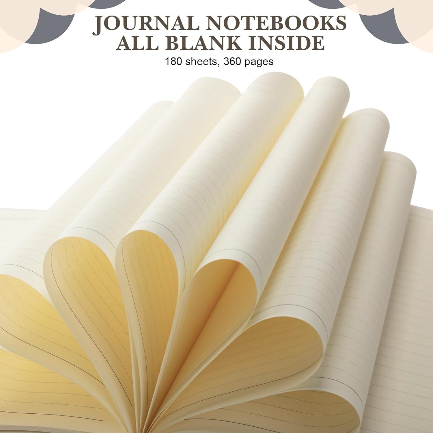 Paquete de 5 Cuadernos A4 SATINIOR 360 Páginas Gris