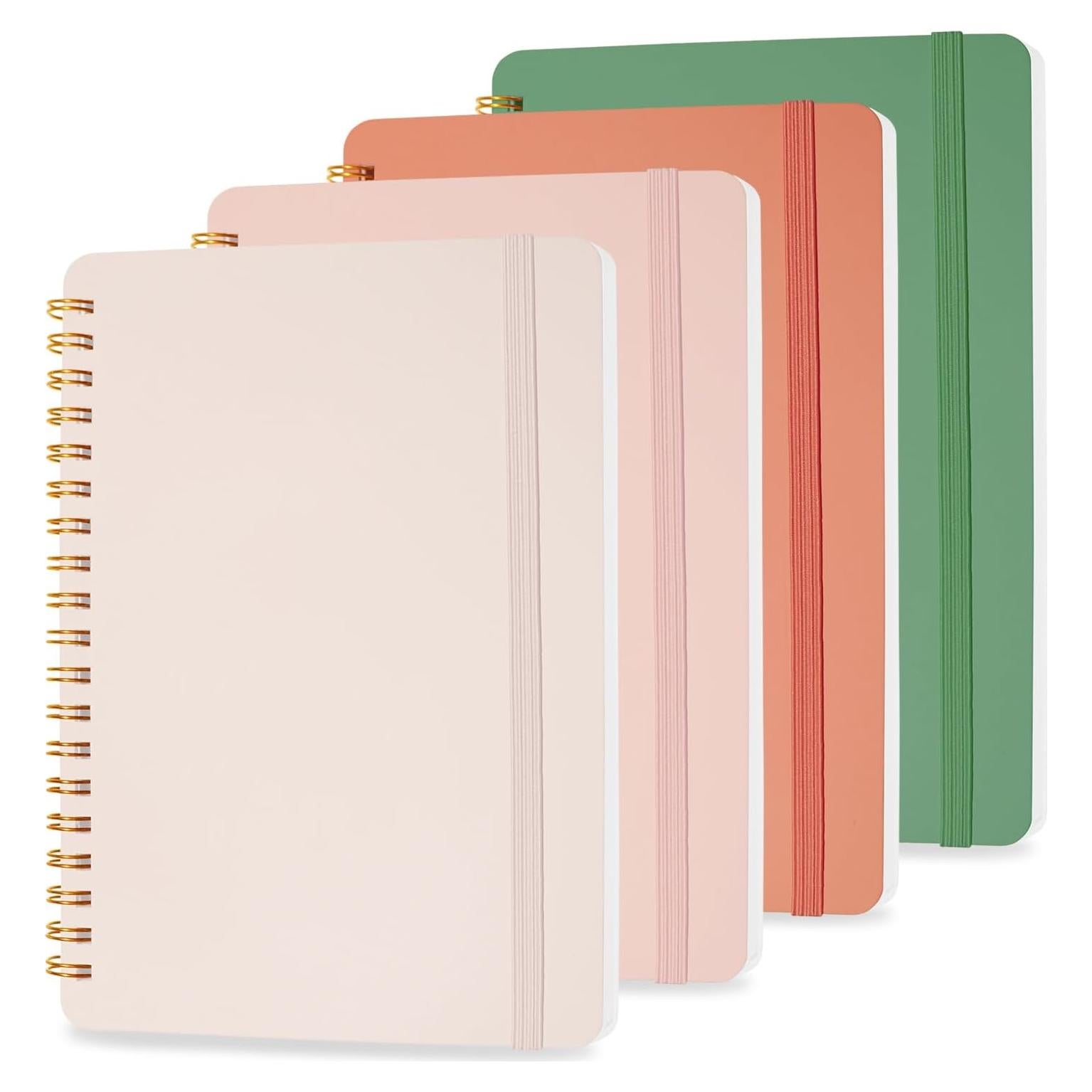 Cuadernos Espiral DMSVK 5x7" 4 Paquetes 50 Hojas