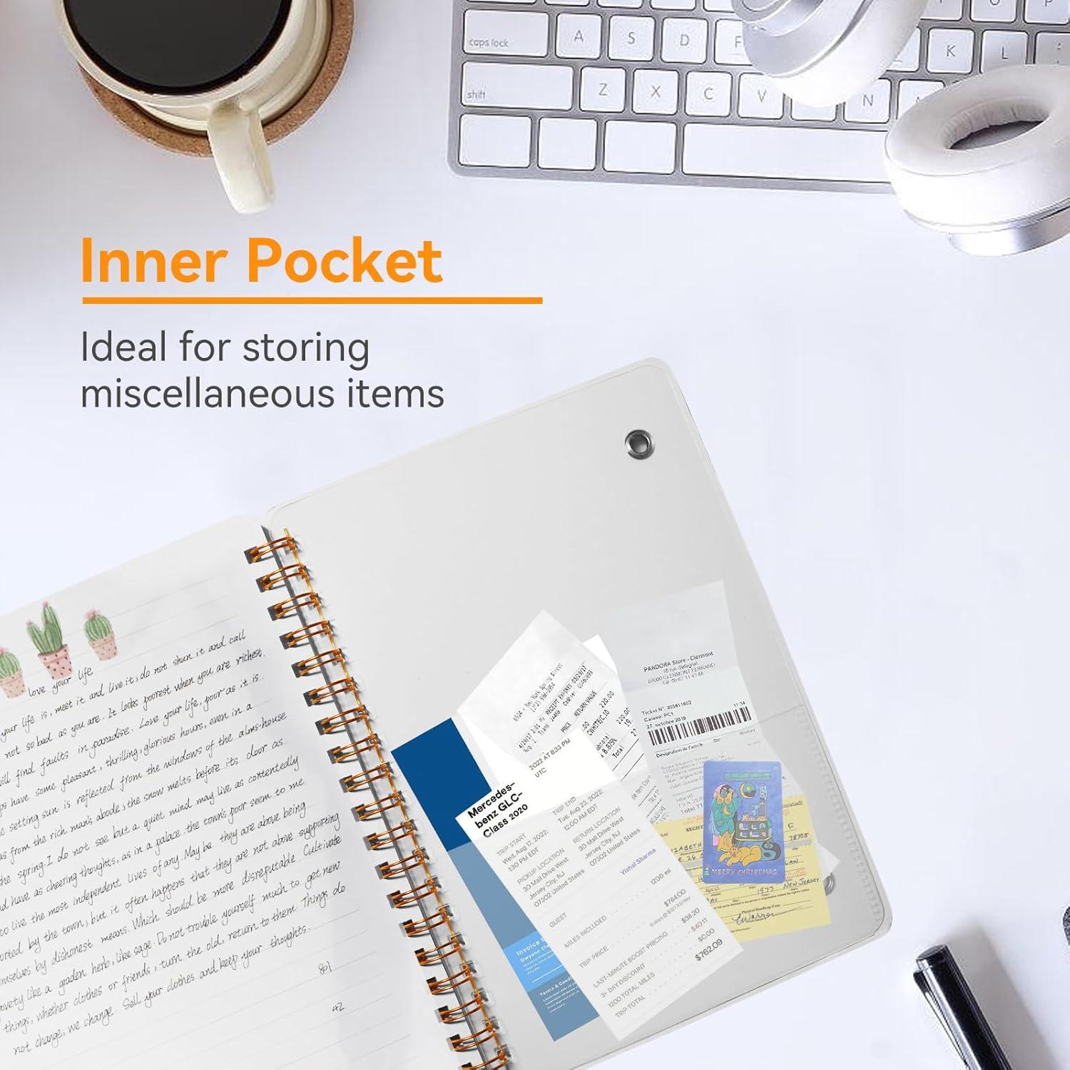 Cuadernos Espiral DMSVK 5x7" 4 Paquetes 50 Hojas