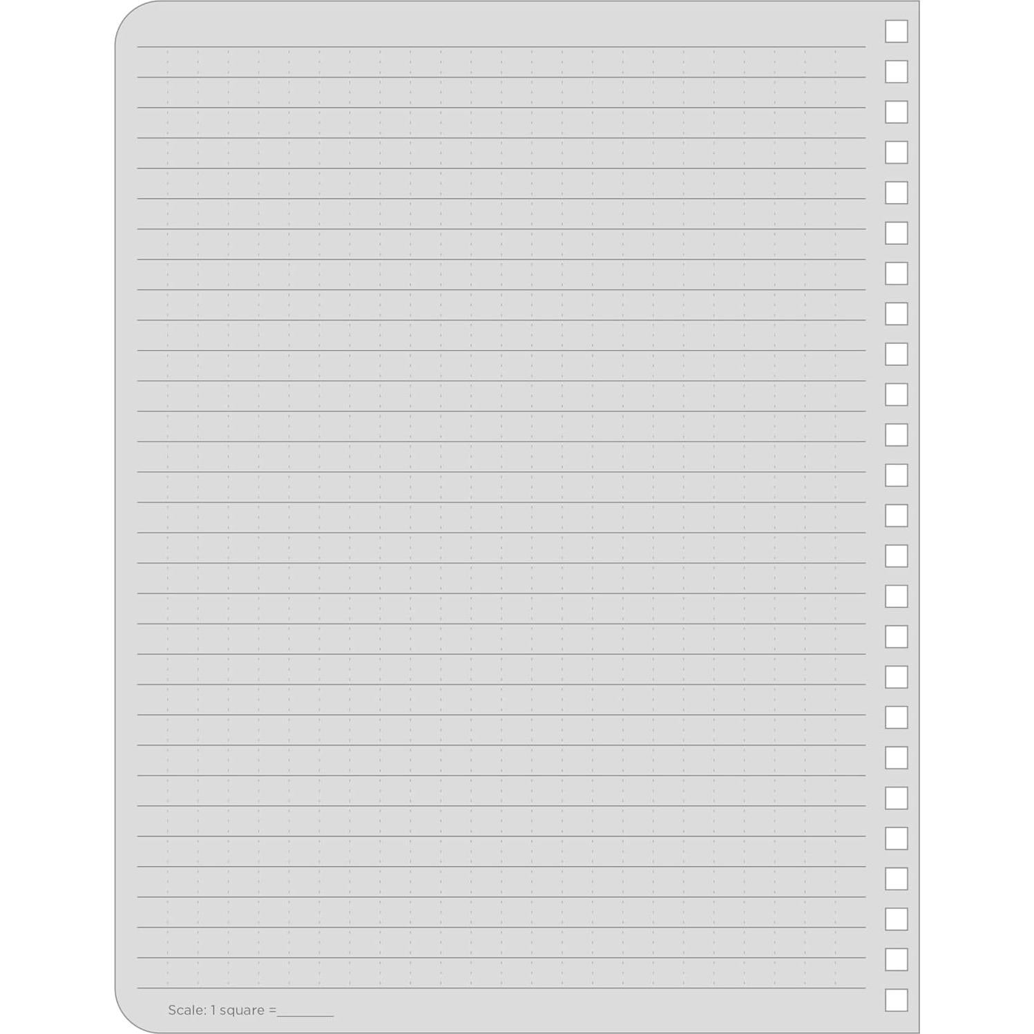 Cuaderno Impermeable Rite in the Rain Naranja 16.83x21.59 cm - Paquete de 2