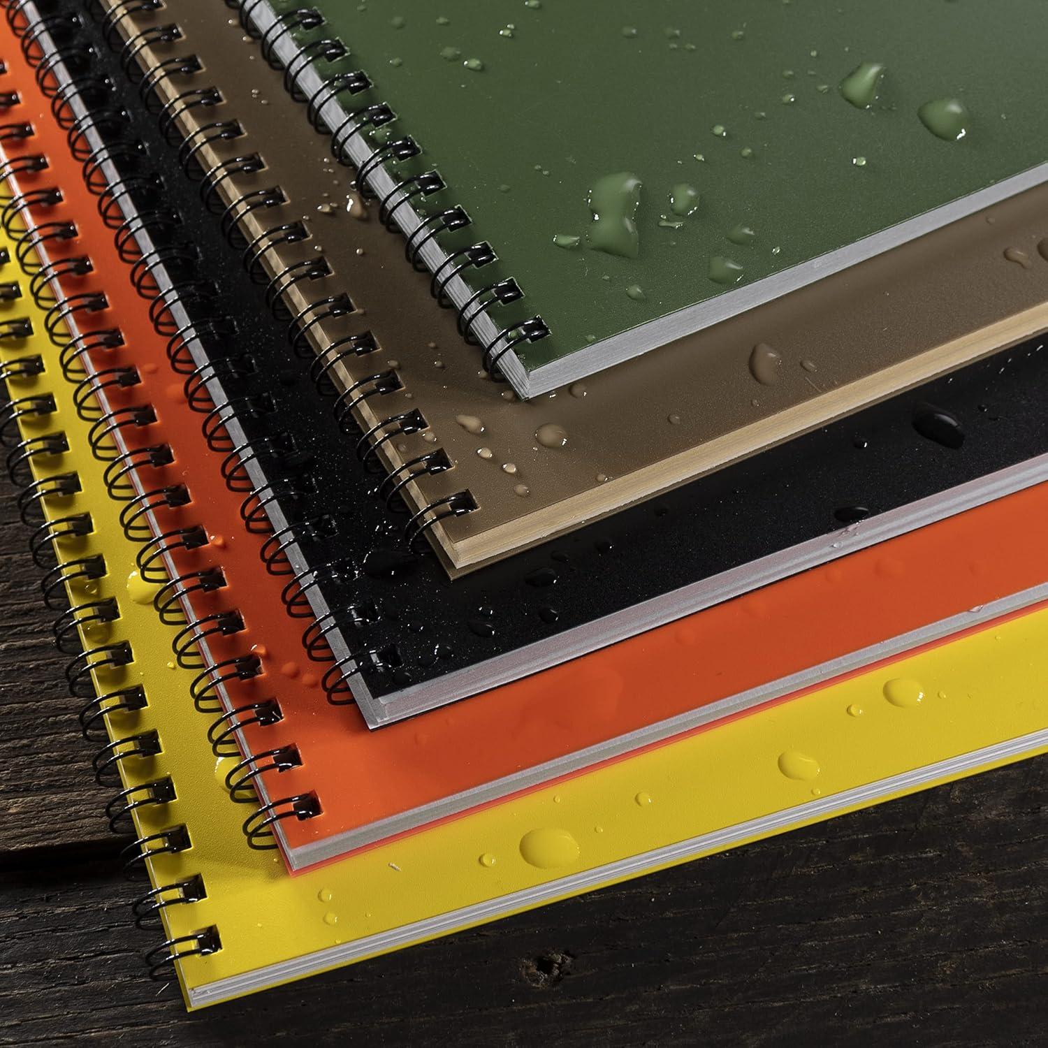 Cuaderno Impermeable Rite in the Rain Naranja 16.83x21.59 cm - Paquete de 2