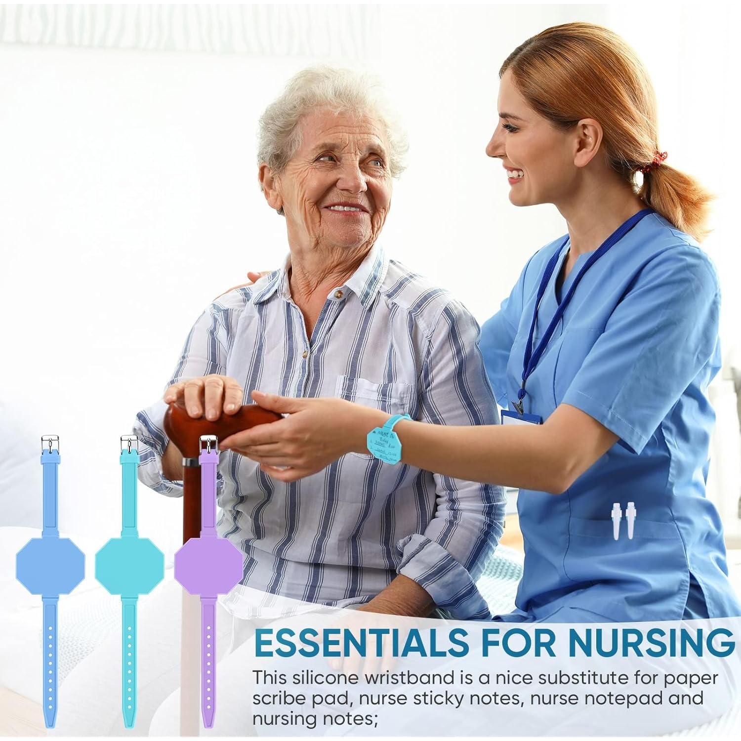 Banda de Reloj de Memo Geyee de Silicona Reutilizable 6 Pzas