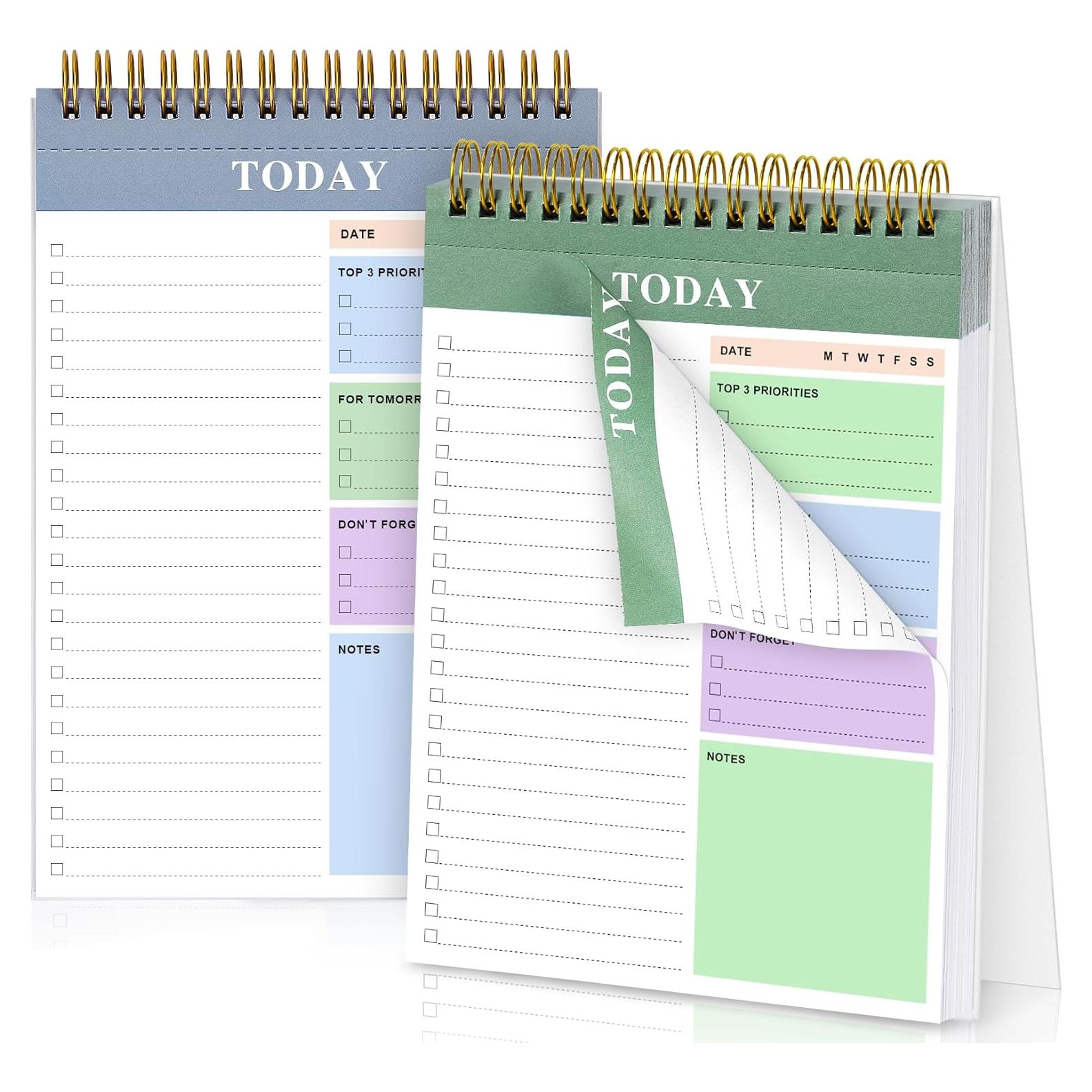 Bloc de Notas Desgarrable Agoer 2 Paquetes 320 Páginas 22x15cm