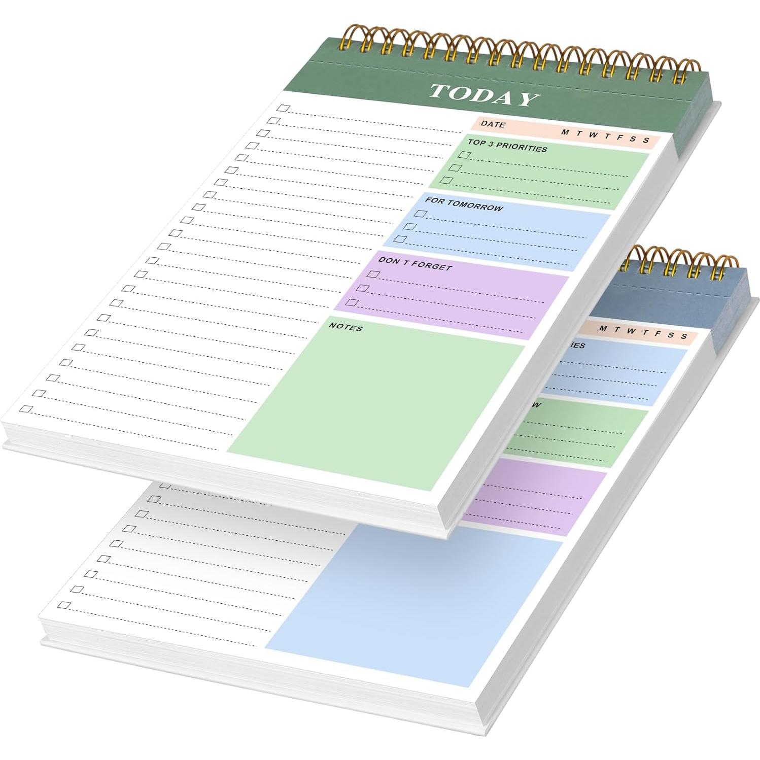 Bloc de Notas Desgarrable Agoer 2 Paquetes 320 Páginas 22x15cm