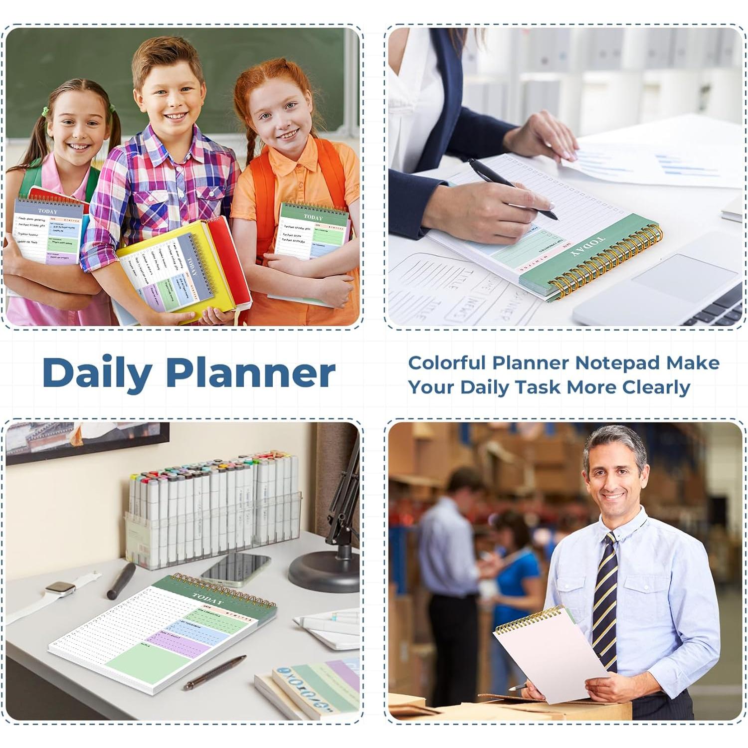 Bloc de Notas Desgarrable Agoer 2 Paquetes 320 Páginas 22x15cm