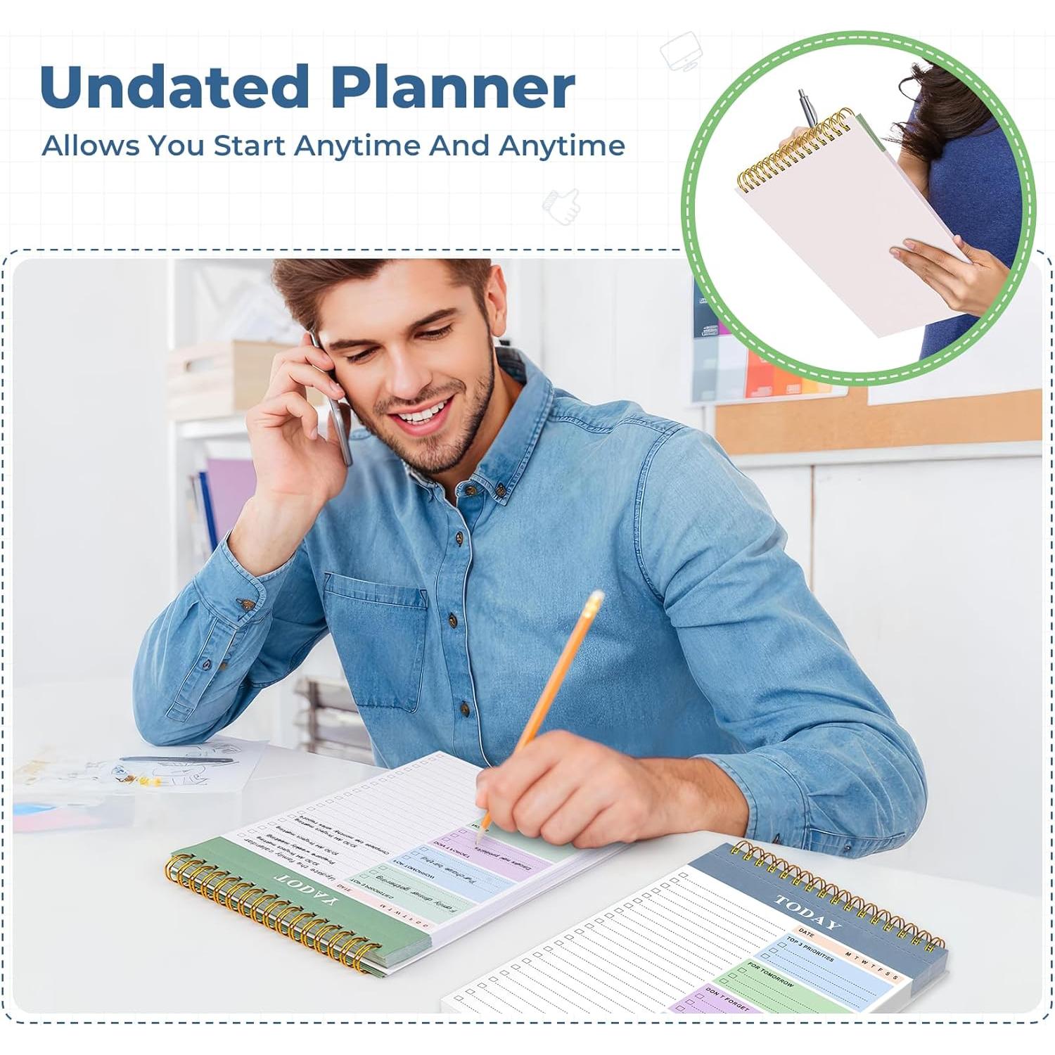 Bloc de Notas Desgarrable Agoer 2 Paquetes 320 Páginas 22x15cm