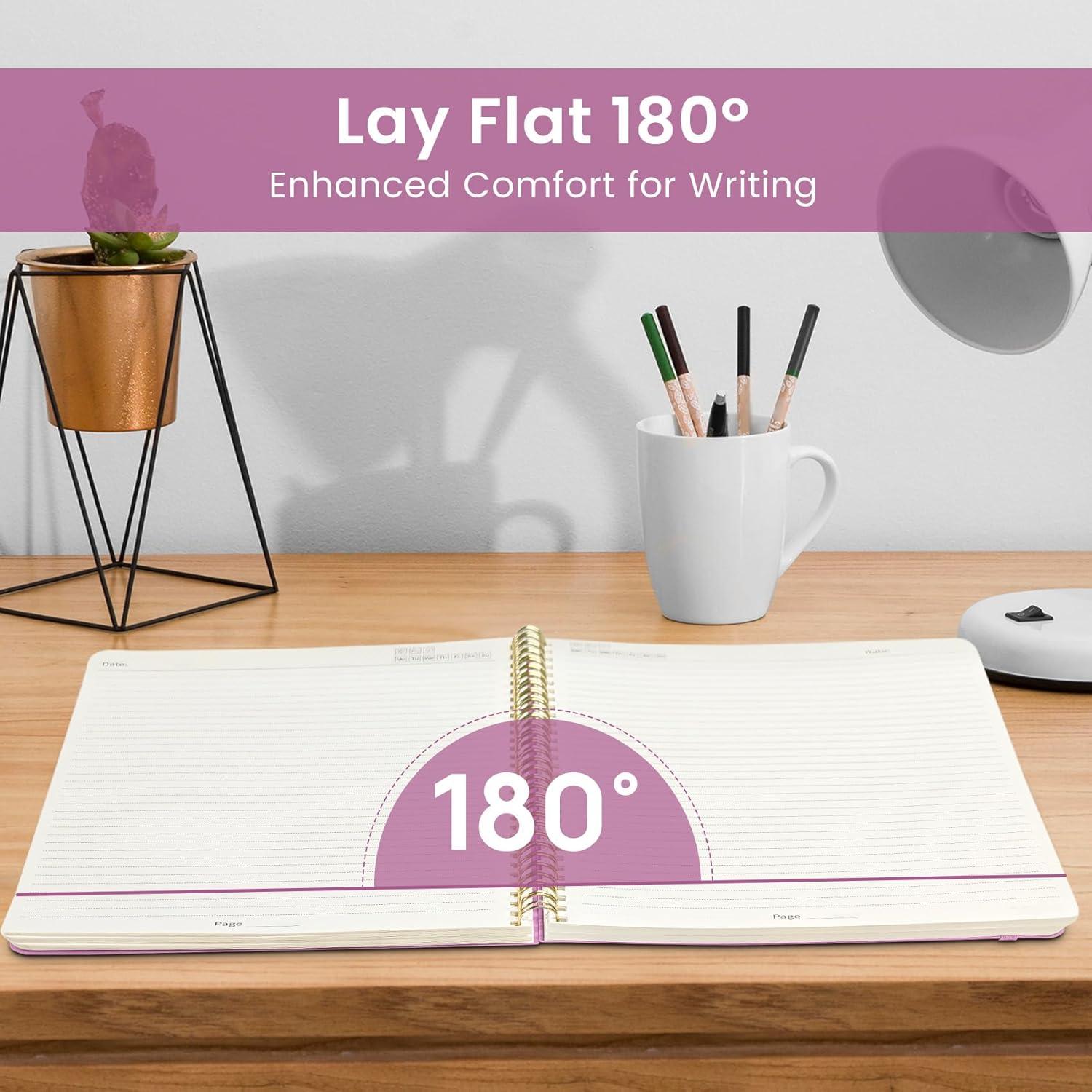 Cuaderno Espiral Taja A4 Rayado 21.6x27.9cm Morado