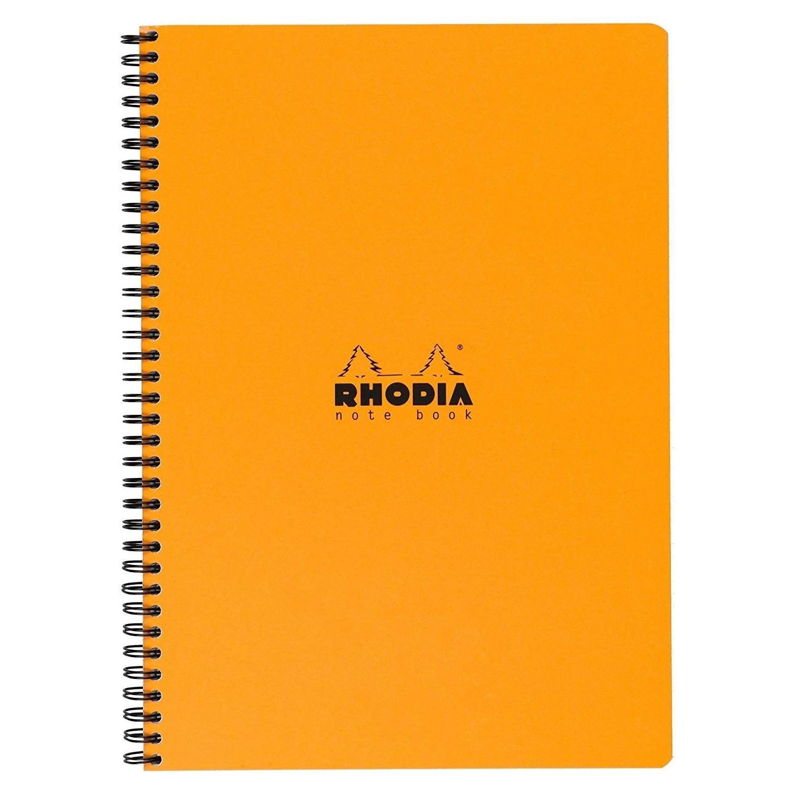 Cuaderno Gráfico Rhodia A4+ Naranja 80 Páginas Microperforado