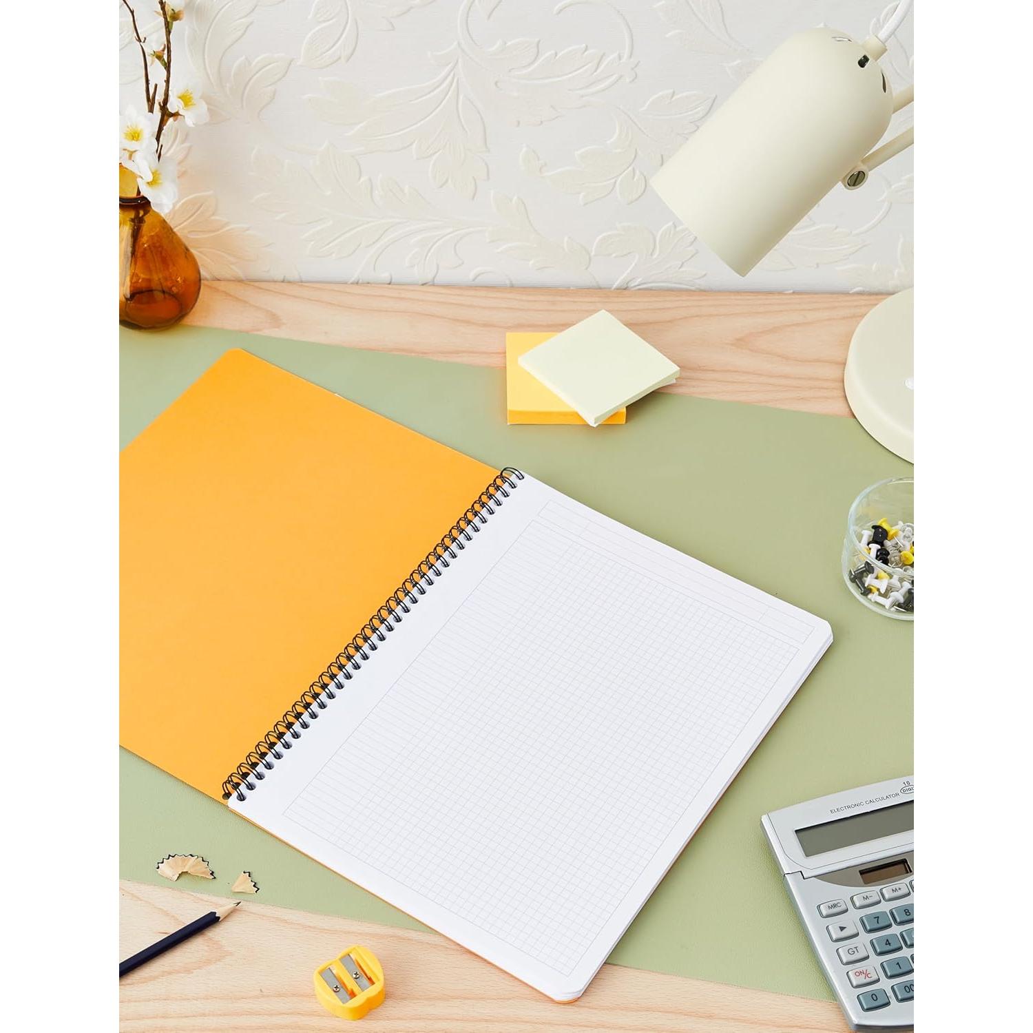 Cuaderno Gráfico Rhodia A4+ Naranja 80 Páginas Microperforado