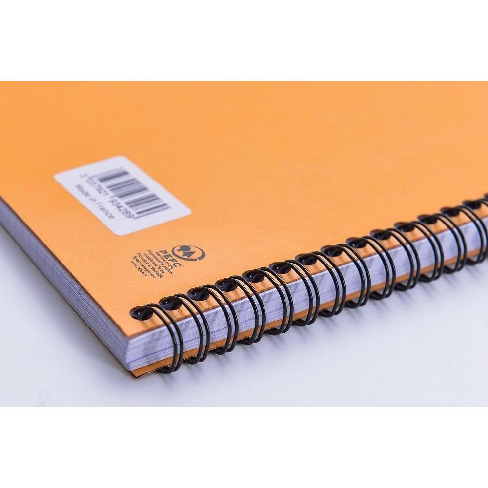 Cuaderno Gráfico Rhodia A4+ Naranja 80 Páginas Microperforado