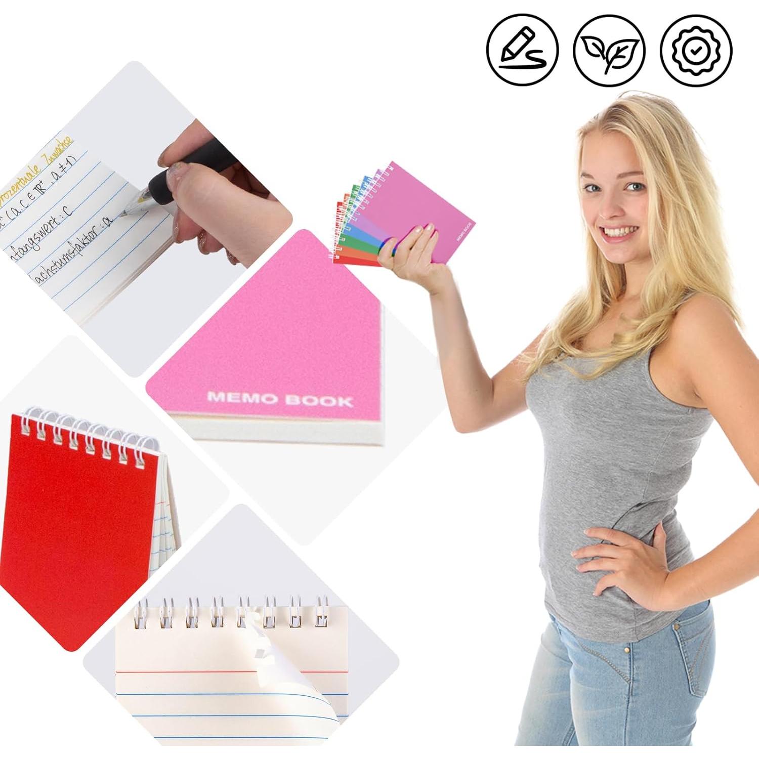 Koogel 6 Cuadernos Espirales Universitarios 3x5 cm Multicolor