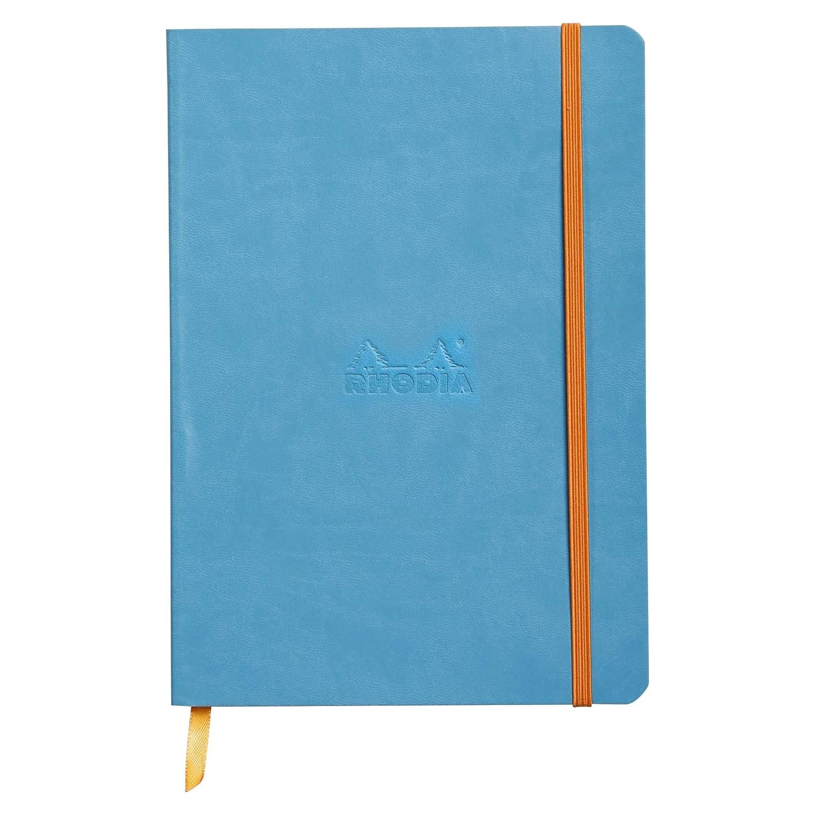 Cuaderno Rhodia Turquesa 15.24x21.59 cm con Puntos