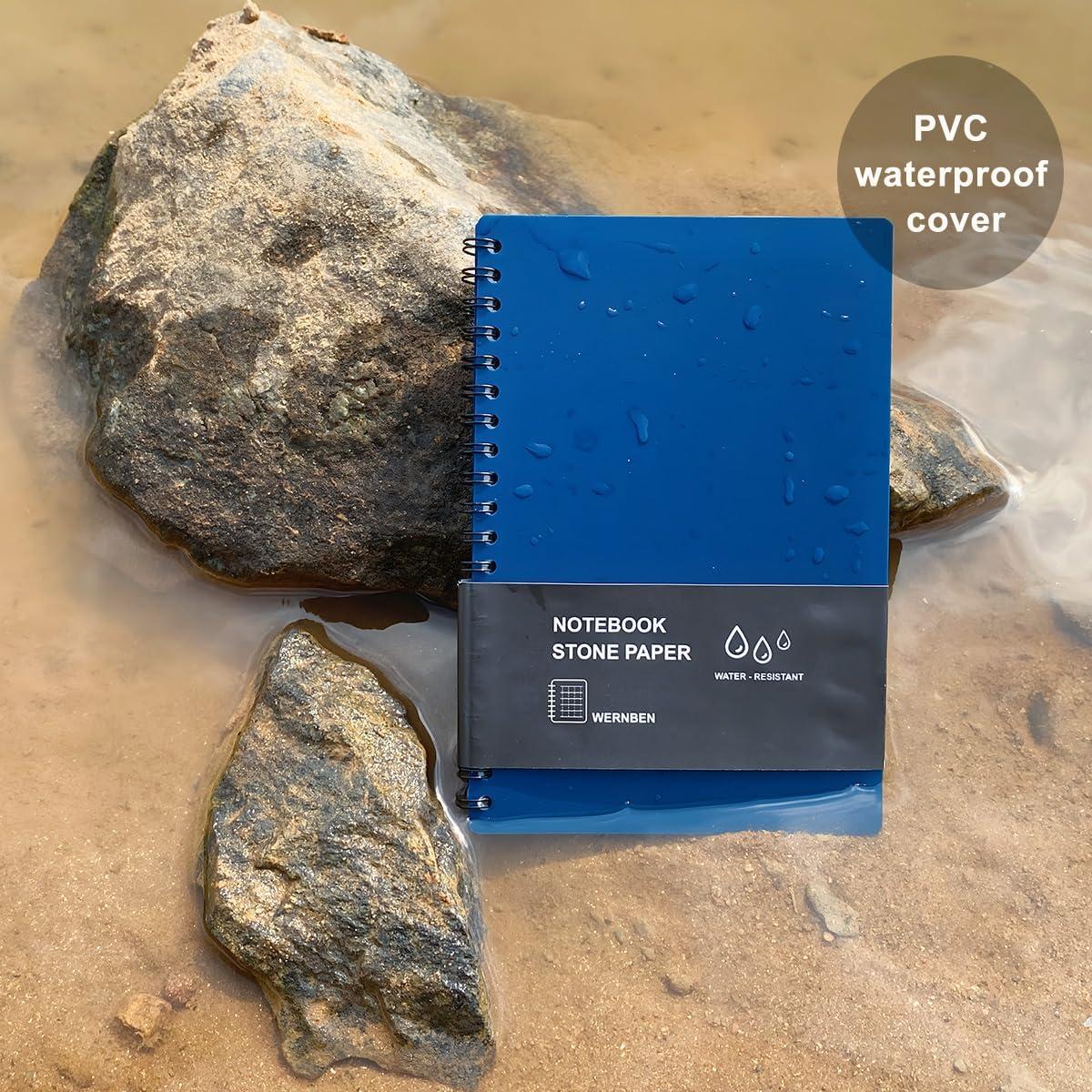 Cuadernos Espirales Impermeables WRENBEN 2PCS 100 Páginas