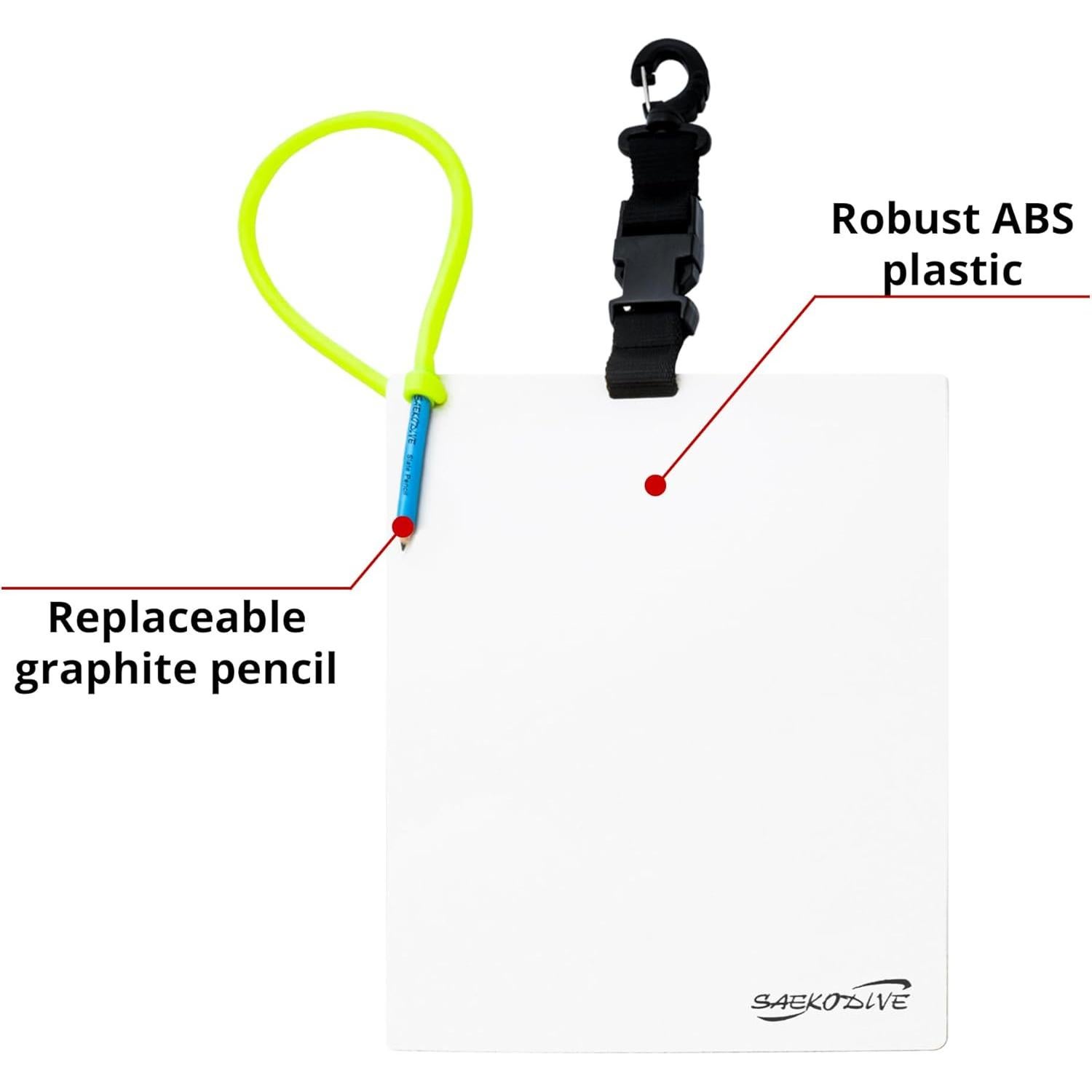 Pizarra de Buceo A4 Saekodive AW-13 - 21.08 x 29 cm