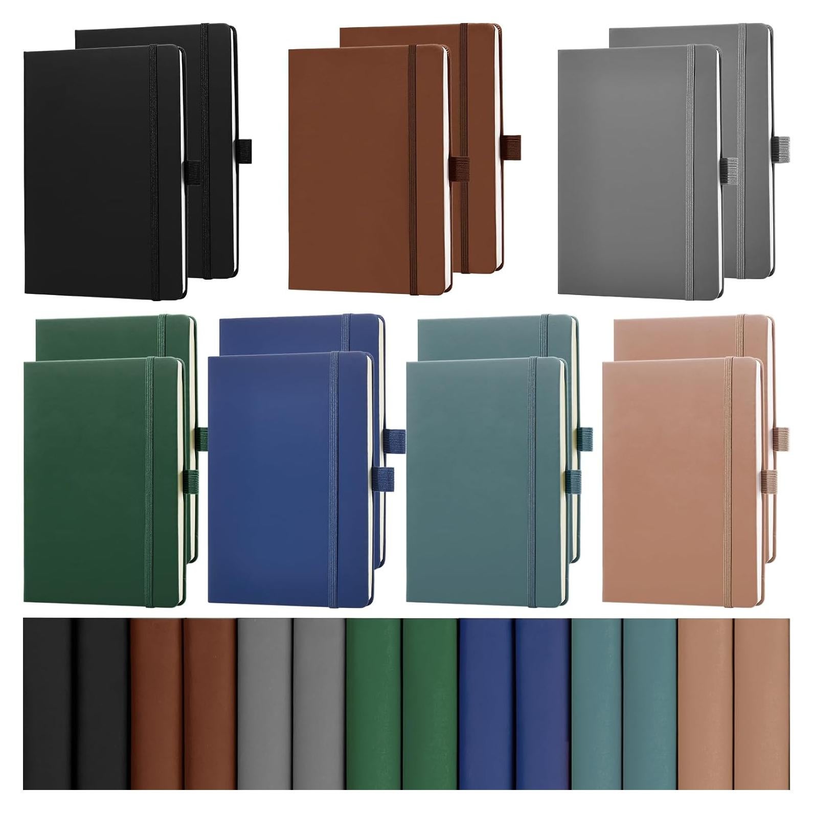 Paquete de 14 Cuadernos A5 Laumoi Tapa Dura Forrados