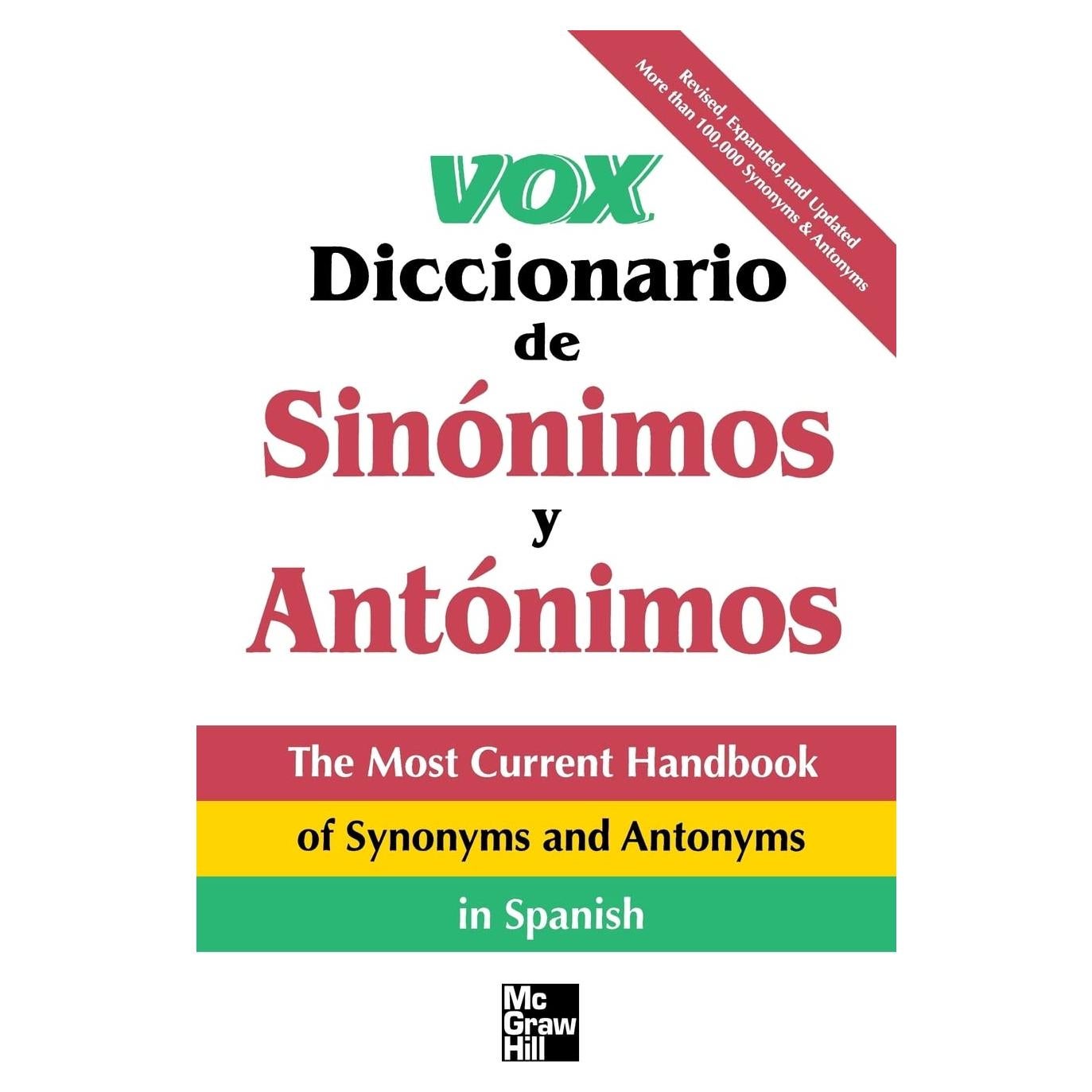 Vox Diccionario De Sinonimos Y Antonimos
