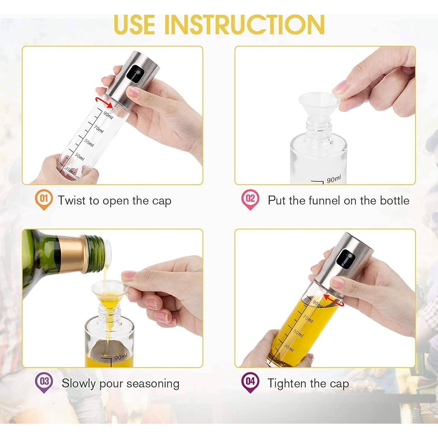 Pulverizador de Aceite de Oliva y Mantequilla 100ml - Genérico