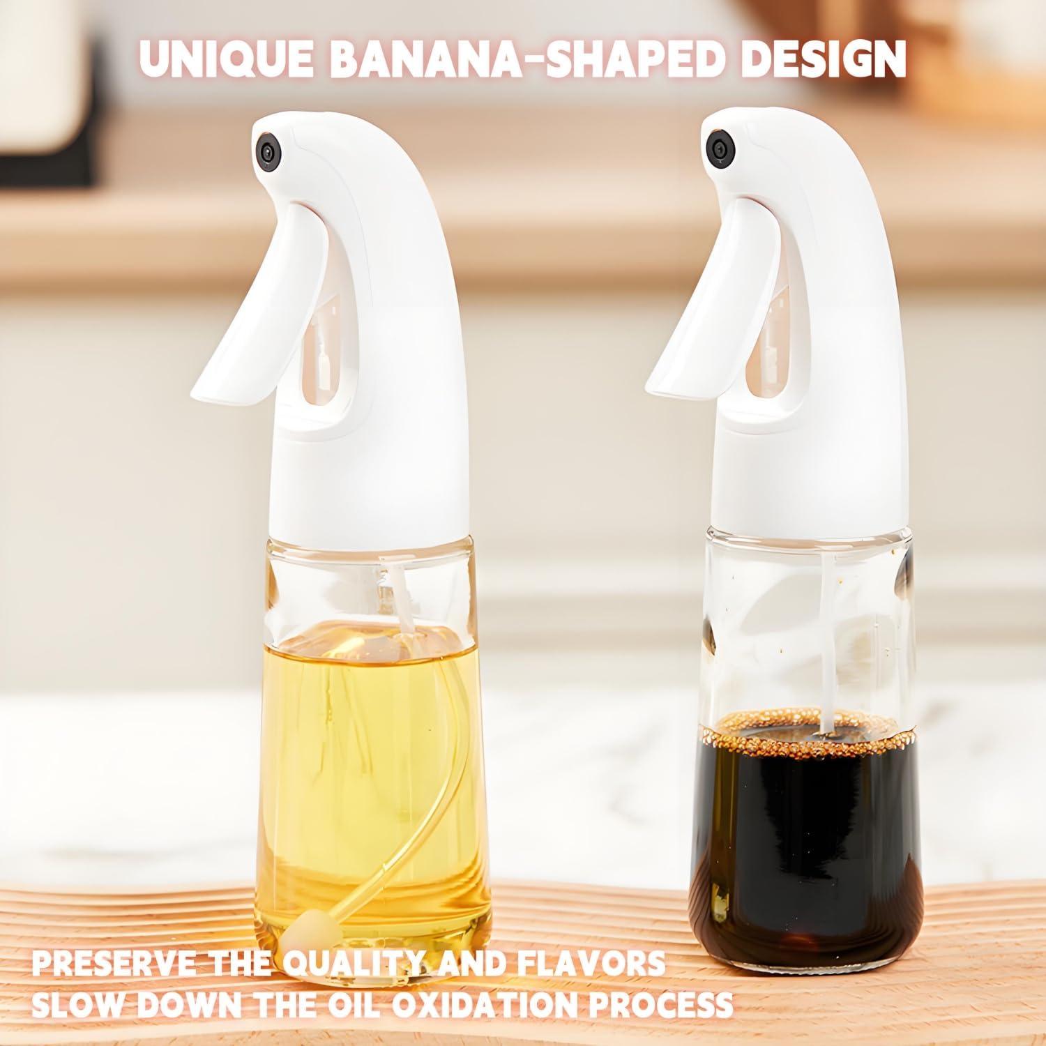 Pulverizador de Aceite Deziggur 180ml Blanco Reutilizable