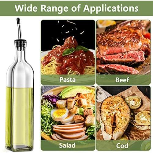 Botella dispensadora de aceite y vinagre Leaflai 500ml 2 Pcs