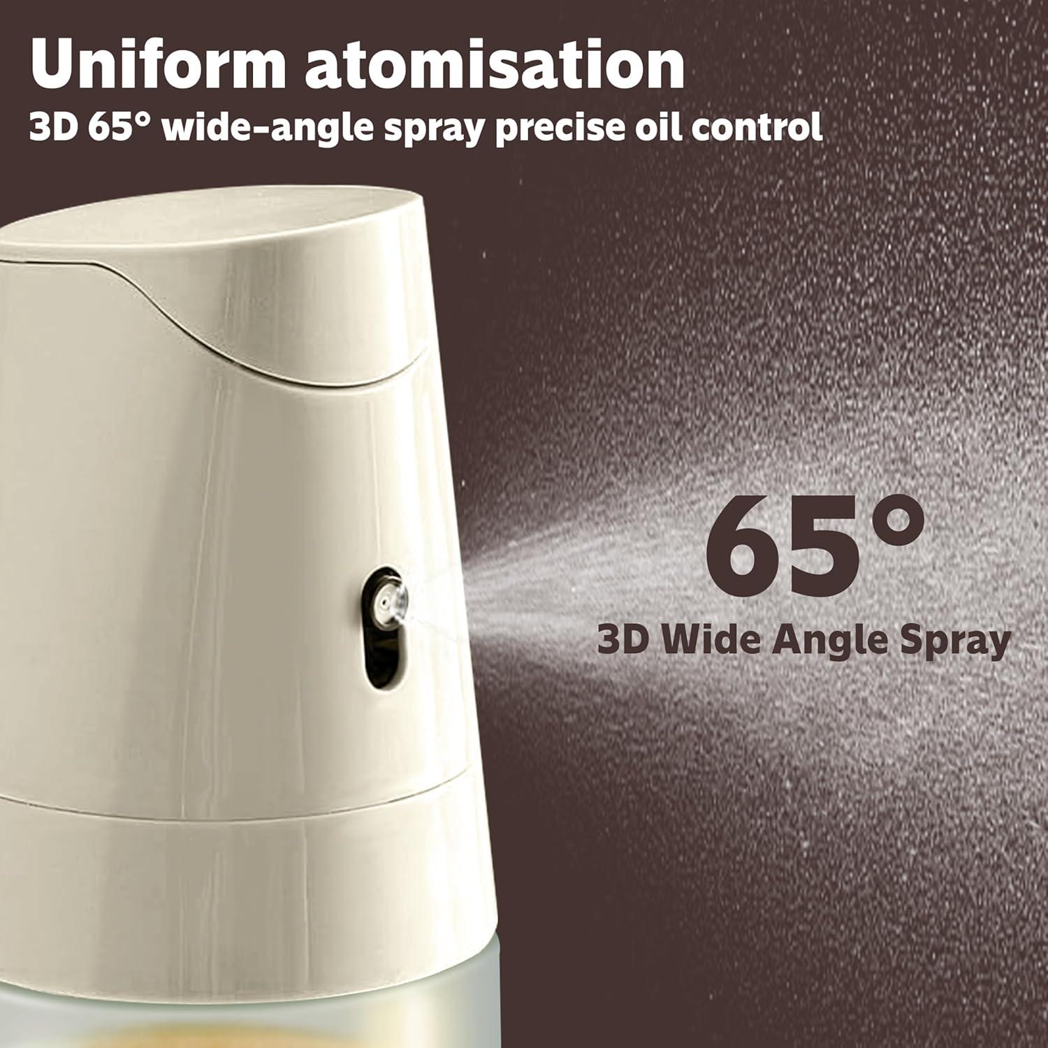 Botella de Spray y Dispensador de Aceite Sysmashing 500ml Gris