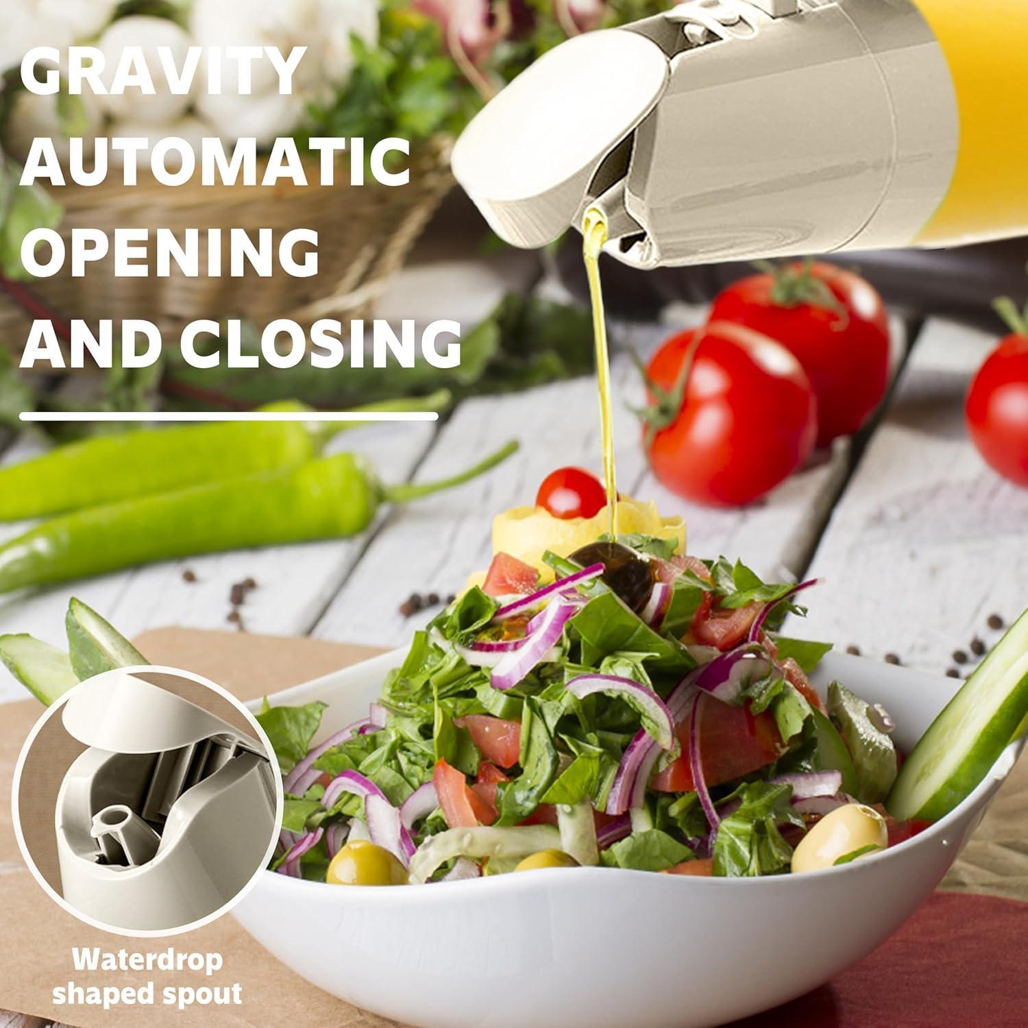 Botella de Spray y Dispensador de Aceite Sysmashing 500ml Gris