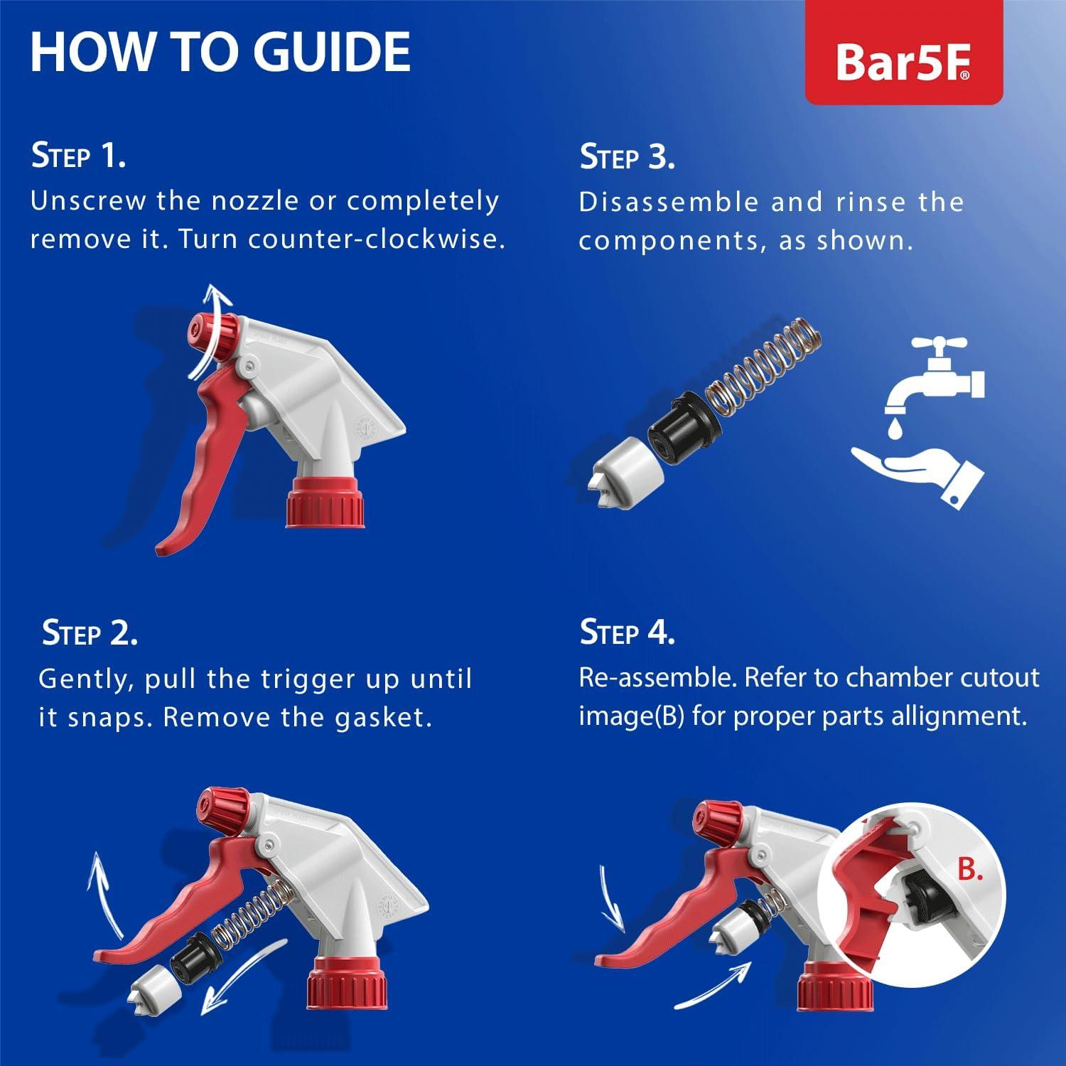 Botellas de Spray Bar5F 2 Unidades 480 ml Rociador BBQ