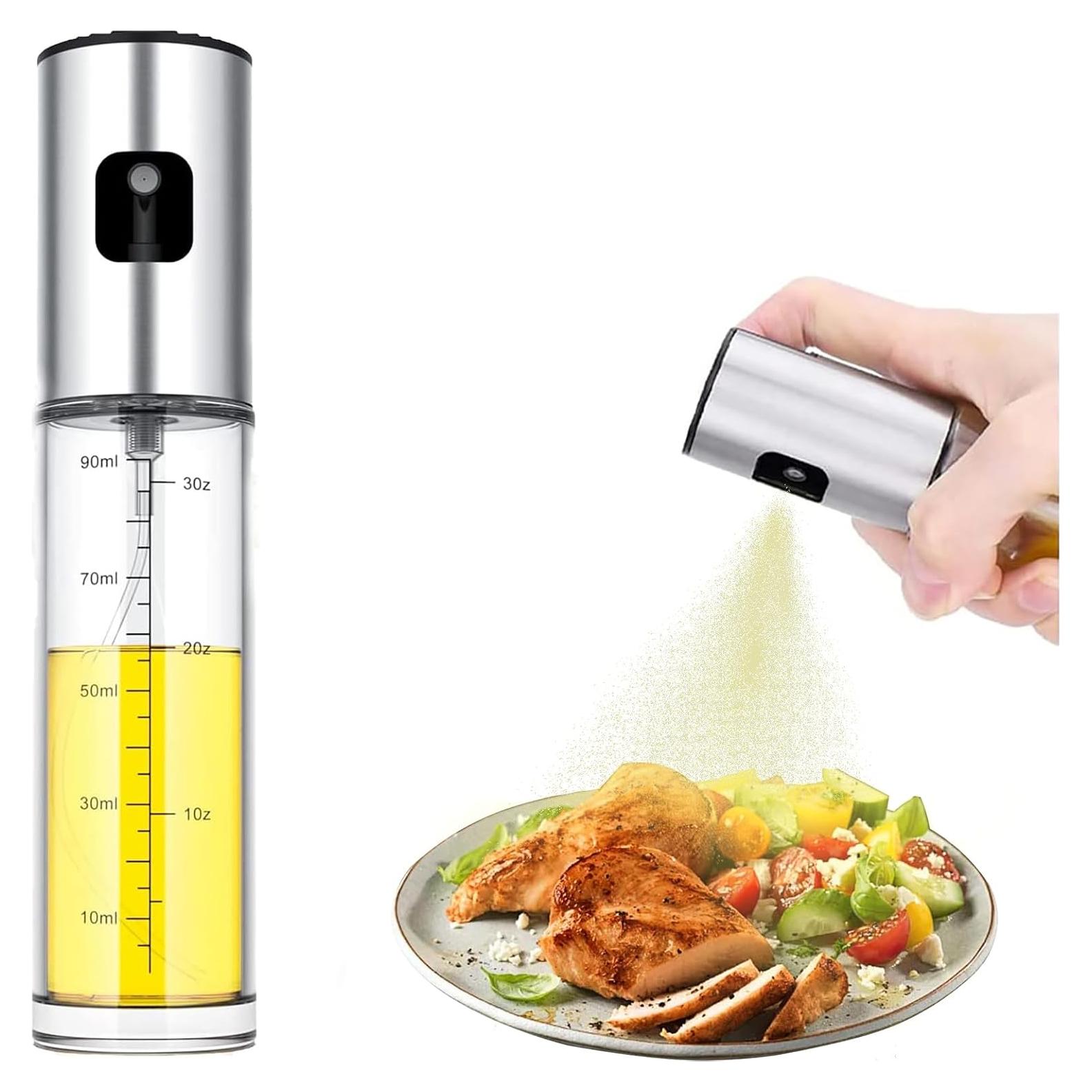 Rociador de Aceite de Oliva Cakeyeye 100ml Vidrio Inoxidable