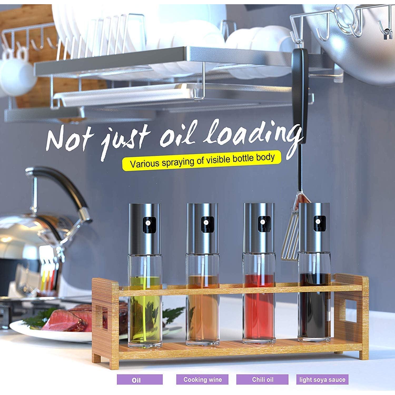 Paquete de 2 Pulverizadores de Aceite AIFUSI 100 ml Vidrio