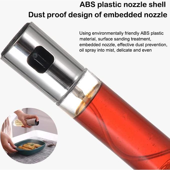 Pulverizador de Aceite de Cocina AKOAK 100ml Vidrio Transparente