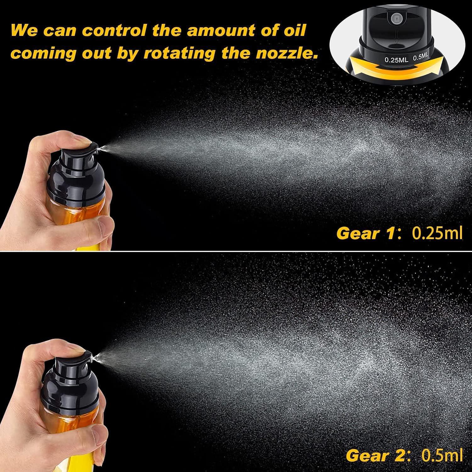 Botella pulverizadora de aceite de oliva Milukon 250ml con cepillo