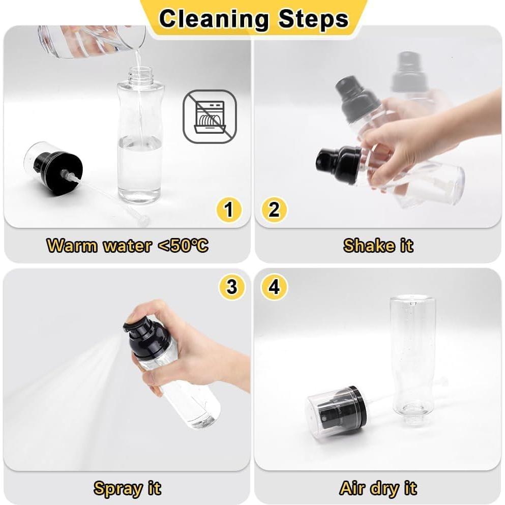 Botella pulverizadora de aceite de oliva Milukon 250ml con cepillo