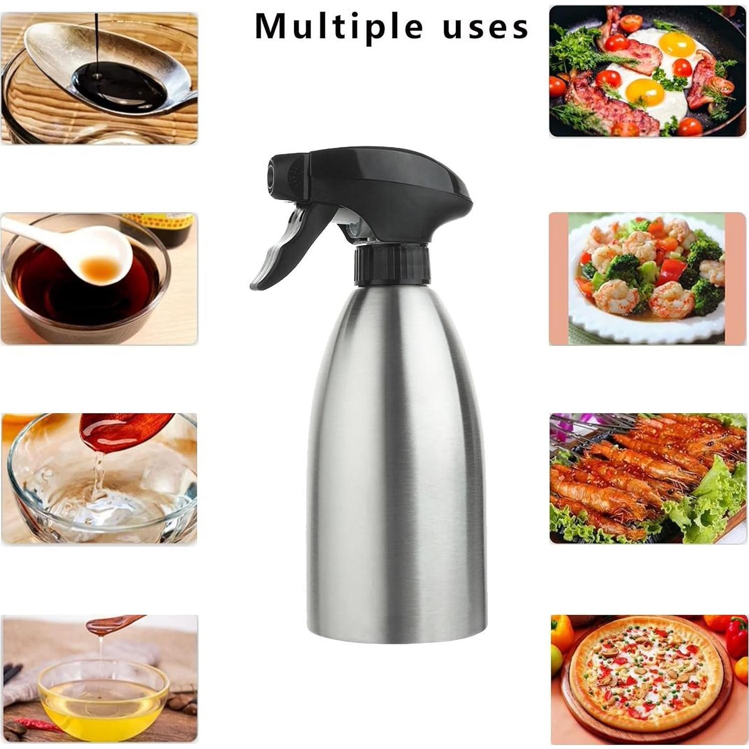 Botella Pulverizadora de Aceite BIGWE 500ml Acero Inoxidable