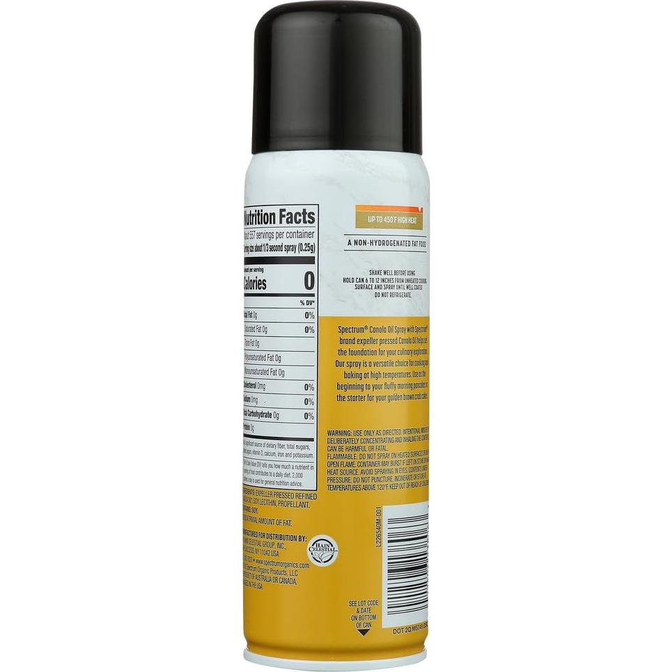 Spray de Cocina Aceite de Canola Spectrum 170 g