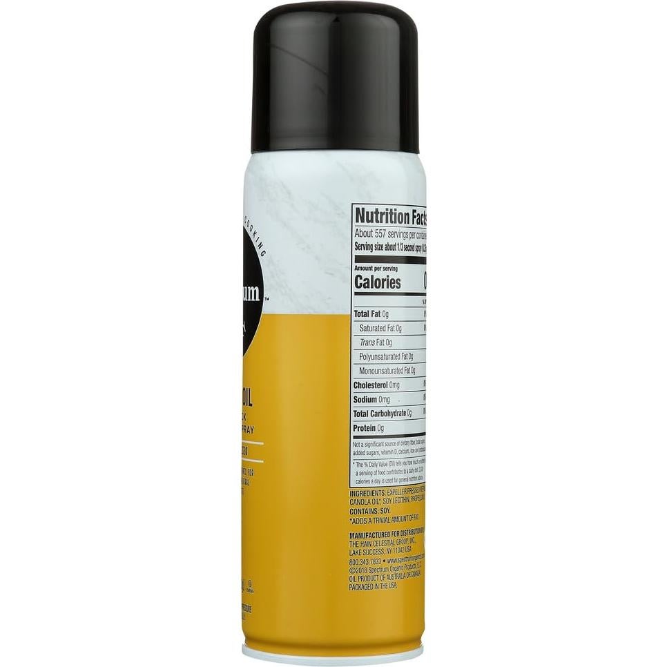 Spray de Cocina Aceite de Canola Spectrum 170 g