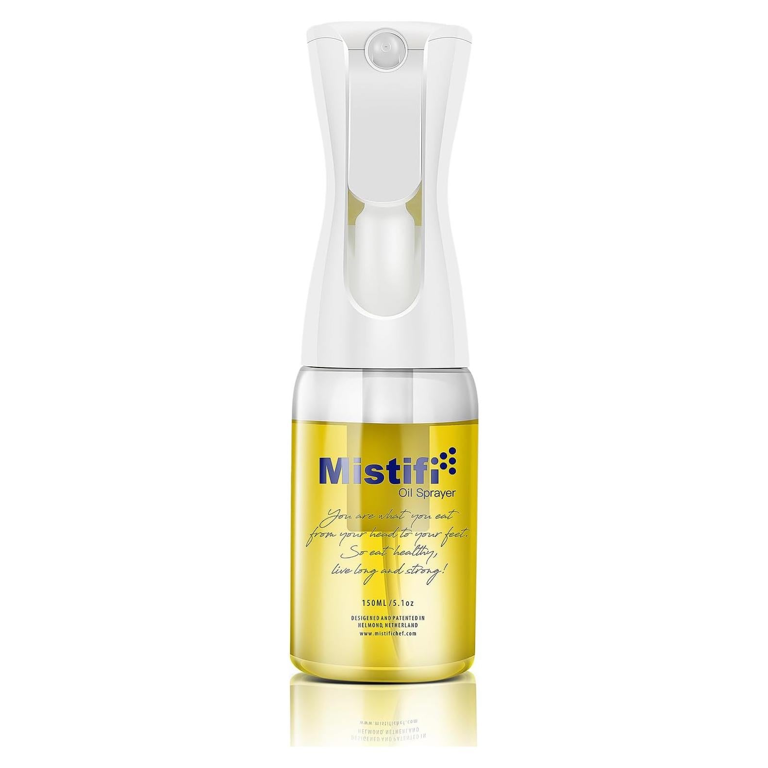Pulverizador de Aceite Mistifi 150ml Vidrio Escandinavo Reutilizable