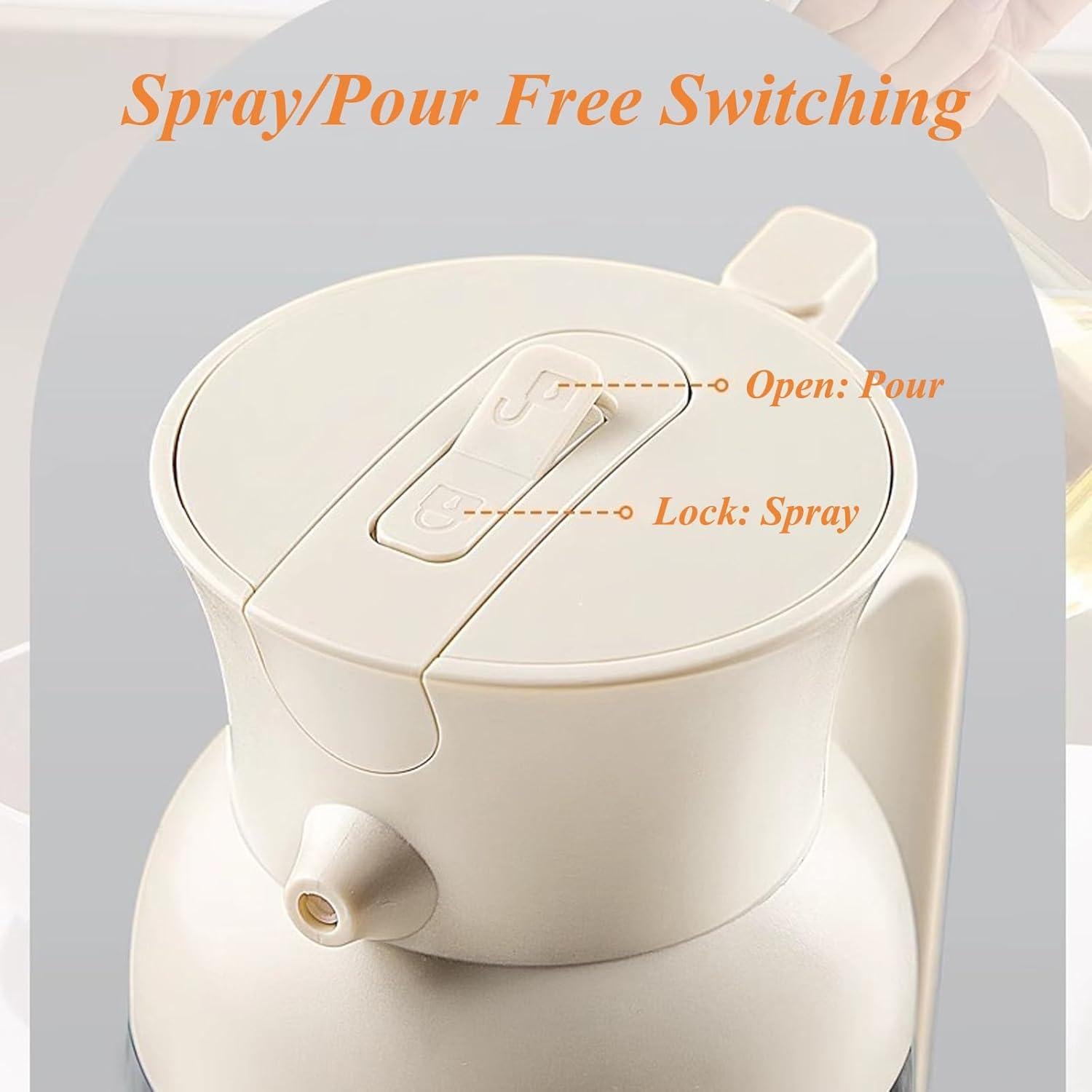 Botella Dispensadora de Aceite TENTA KITCHEN 550ml 2 en 1