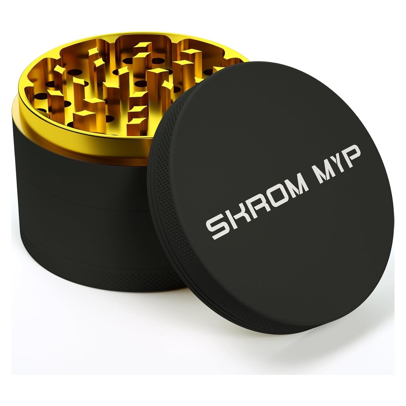 Molino de Especias SKROM MYP 7.62 cm Aluminio Negro/Dorado