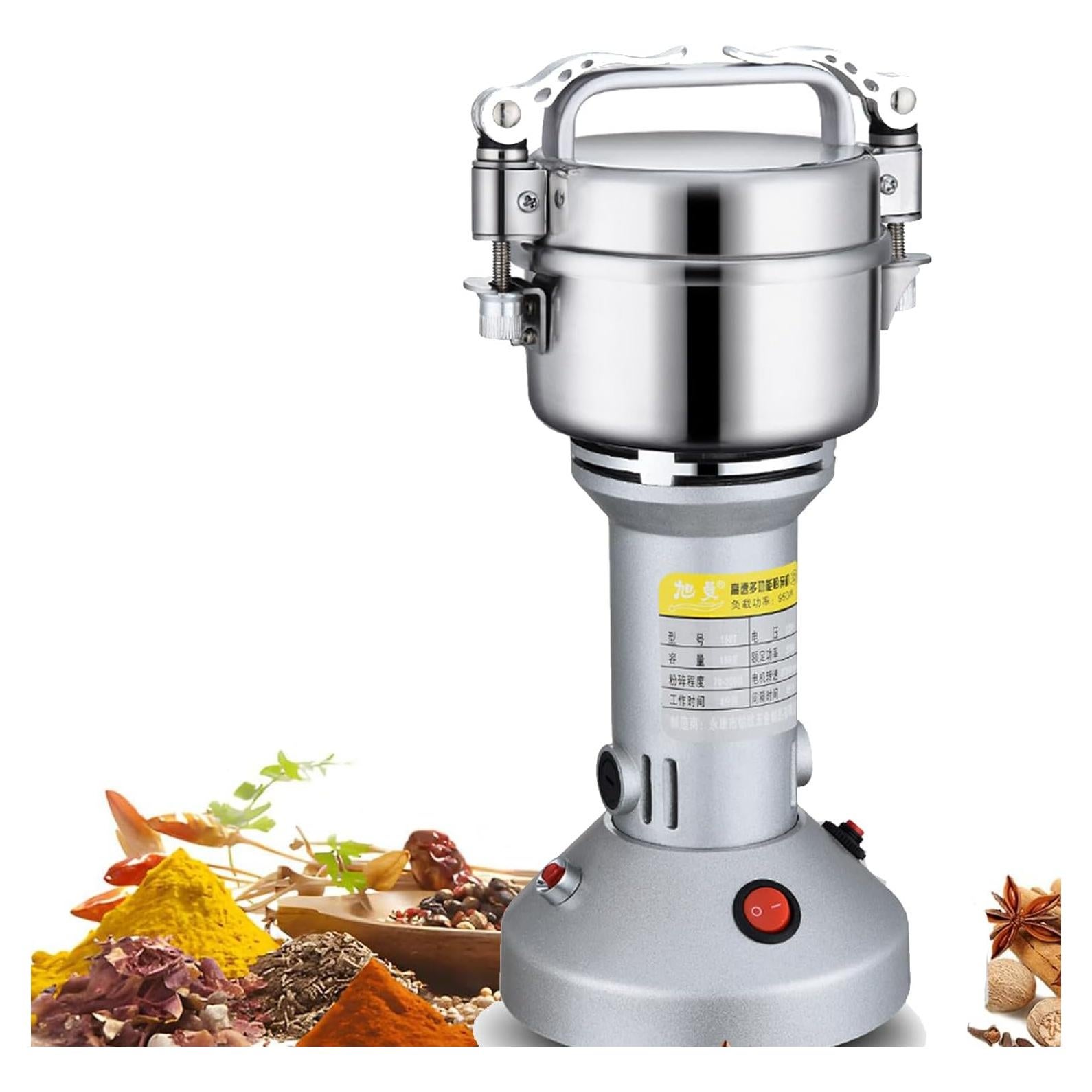 Molinillo Eléctrico de Granos SLONUVLND 150g 850W Acero Inoxidable