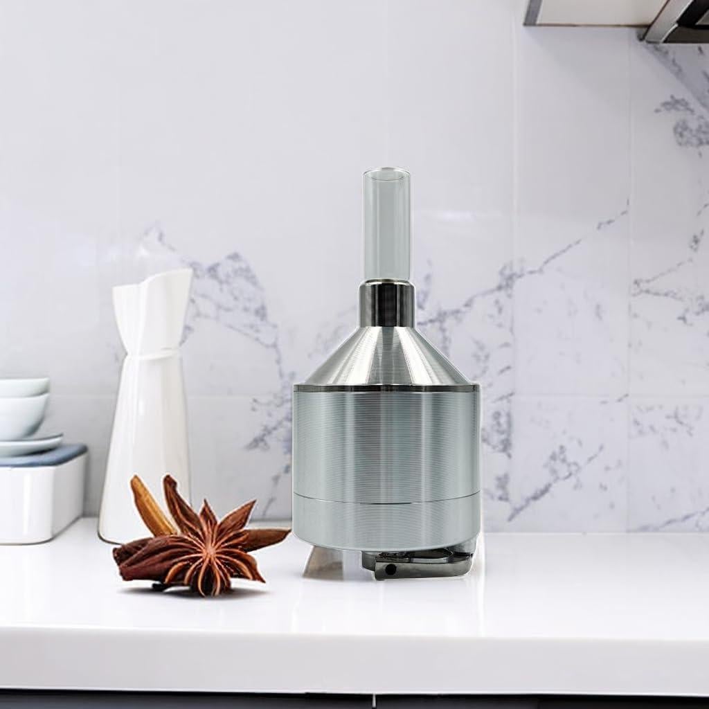 Molino de Especias Manual Ksasmile 6.4 cm Plata - Set 5 Piezas