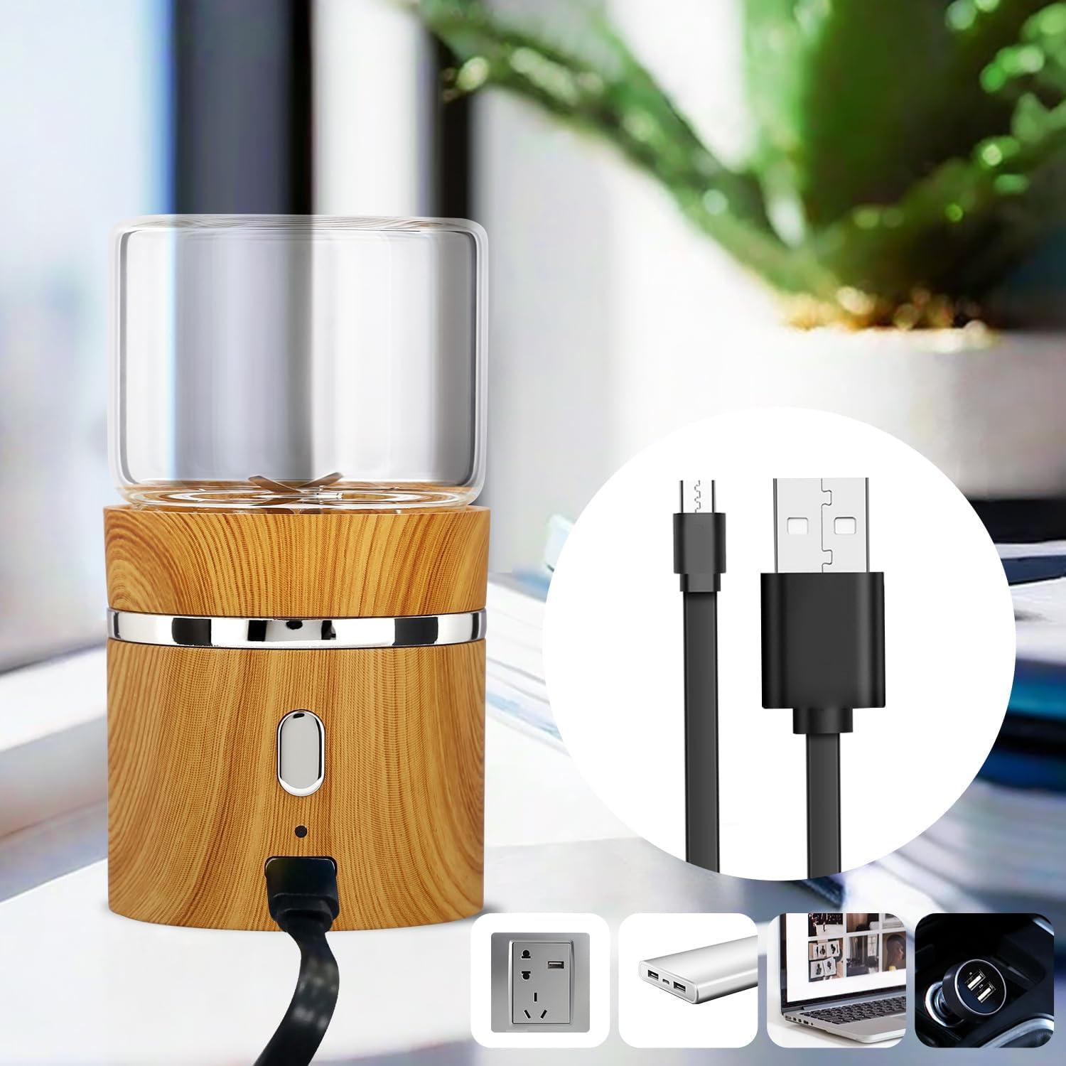 Molino Eléctrico de Hierbas BEIXI Mini 5.08x8.89 cm con Tarros