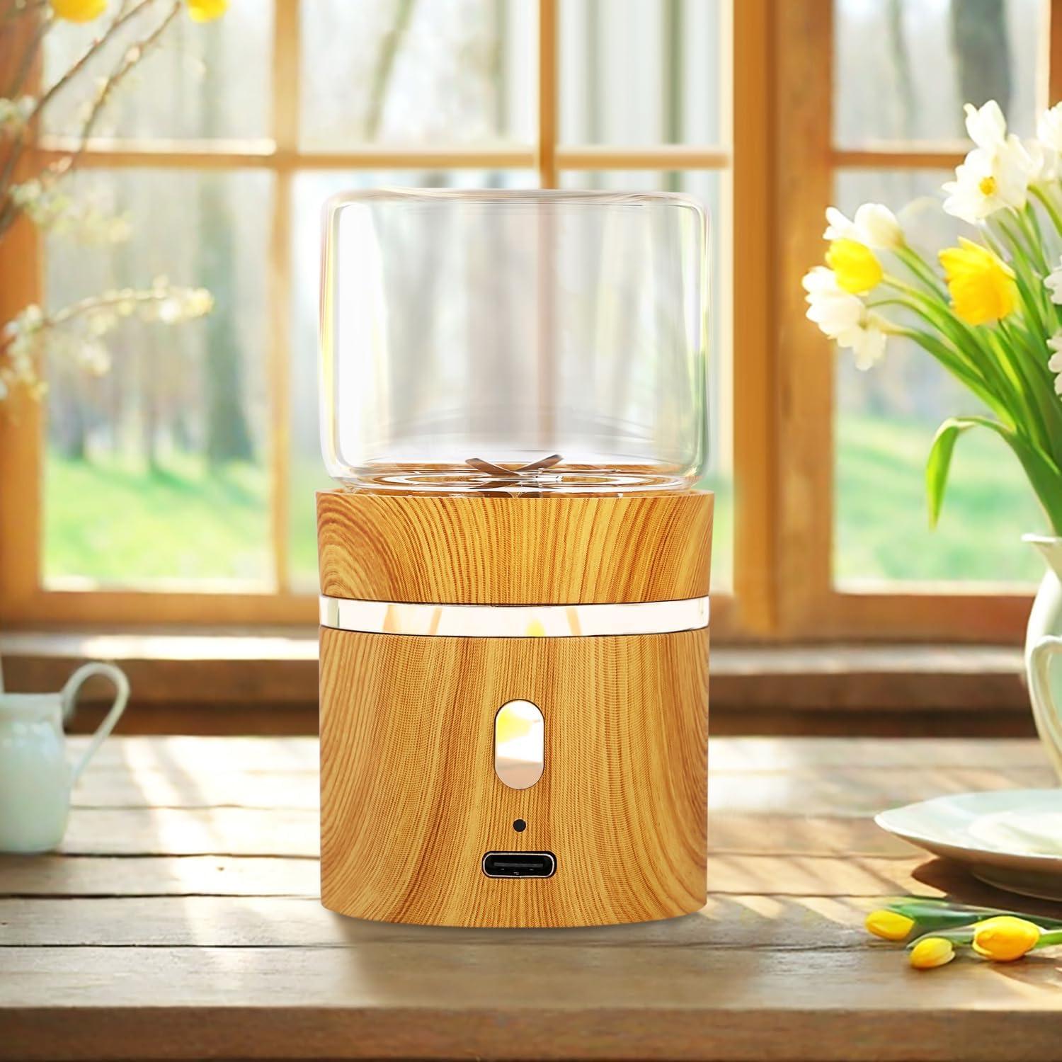 Molino Eléctrico de Hierbas BEIXI Mini 5.08x8.89 cm con Tarros