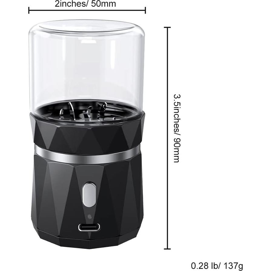 Molinillo Eléctrico de Especias Genérico 50ml Portátil