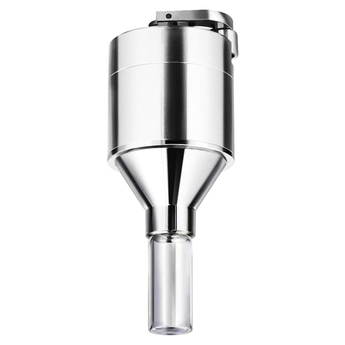 Juego de Molinillo de Especias iSnuff Manual de Aluminio Plateado